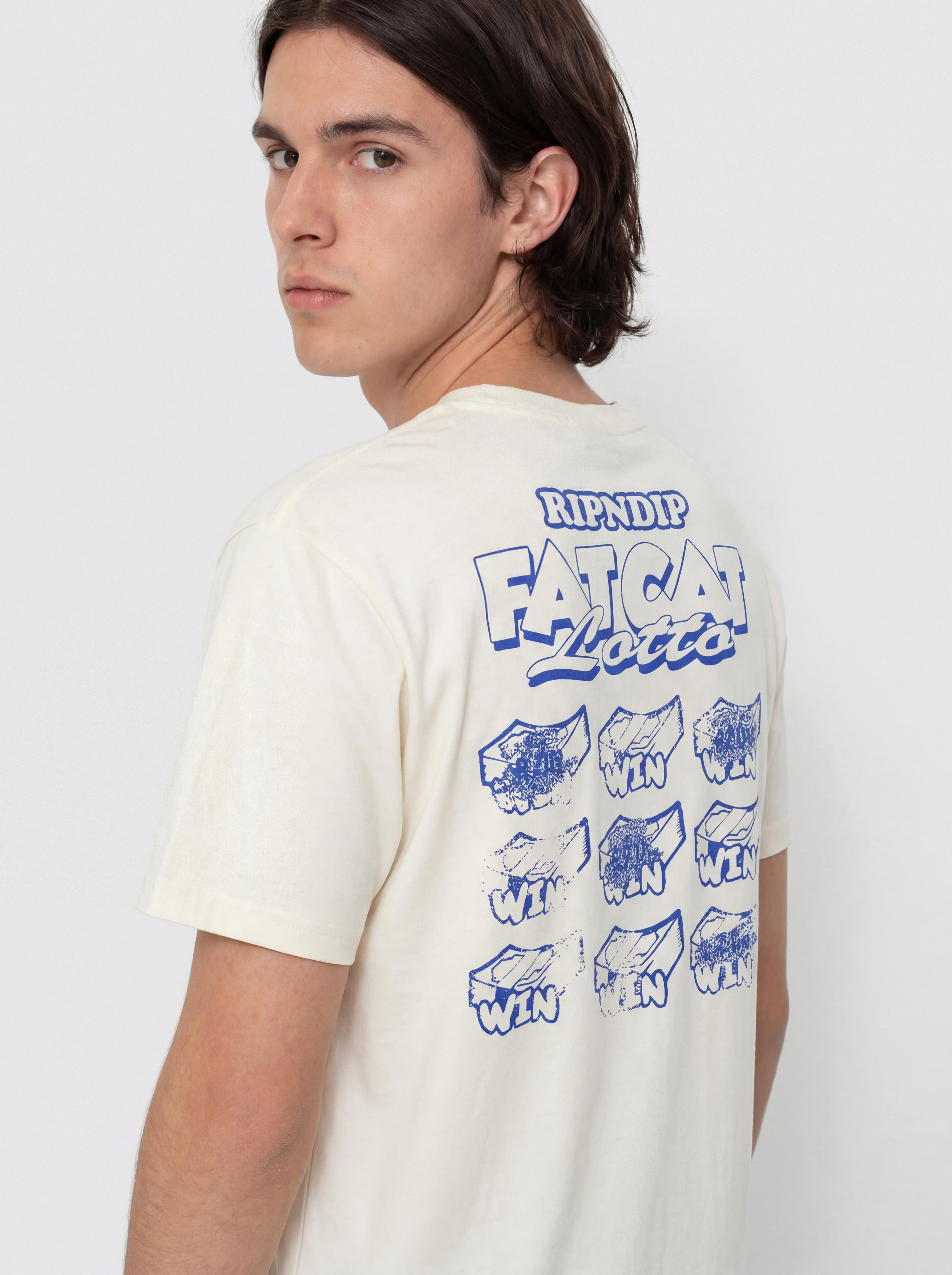 T-shirt RipNDip Fat Cat (bone)