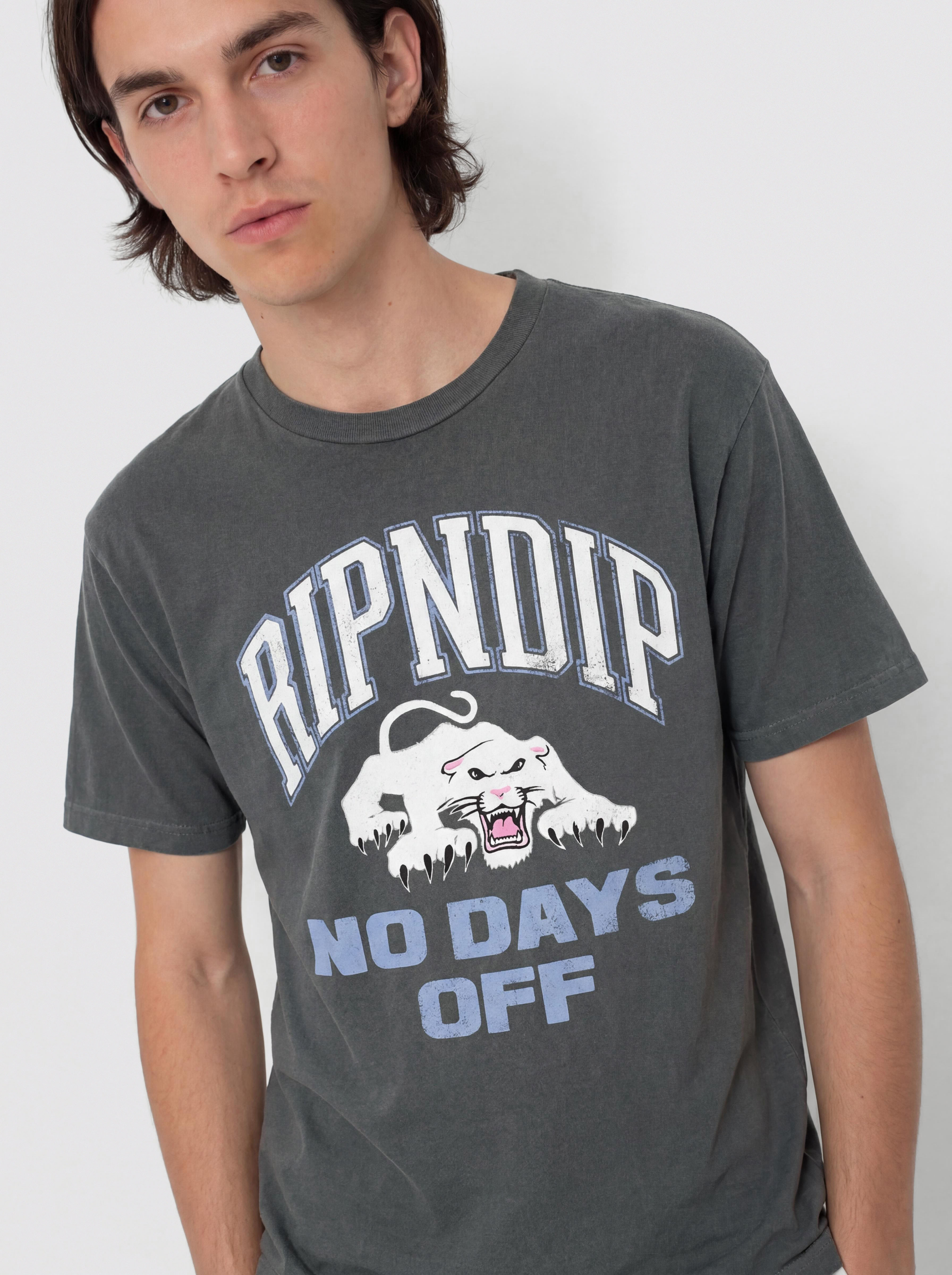 T-shirt RipNDip White Panther