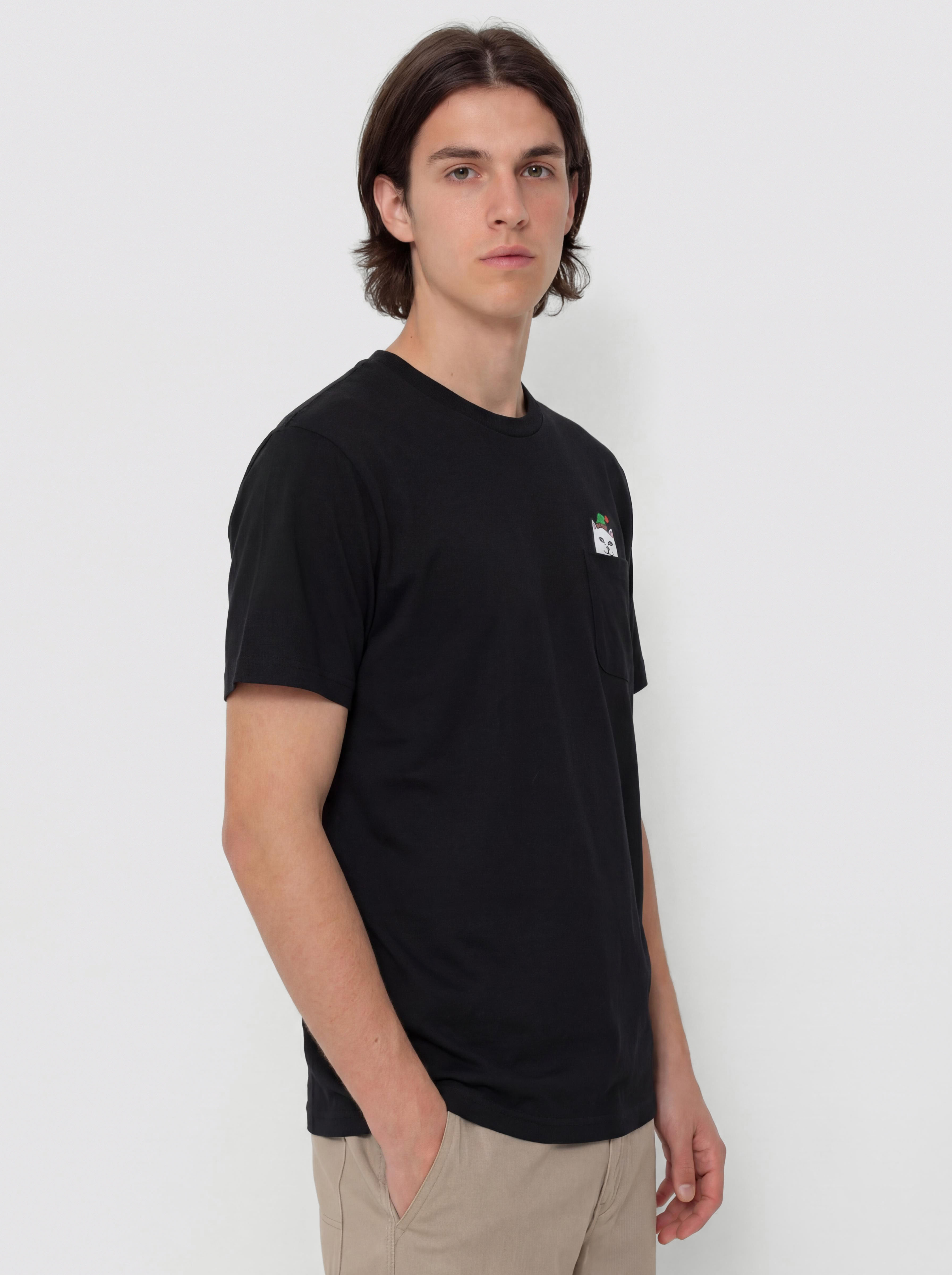 T-shirt RipNDip Nermal Elf Pocket (black)