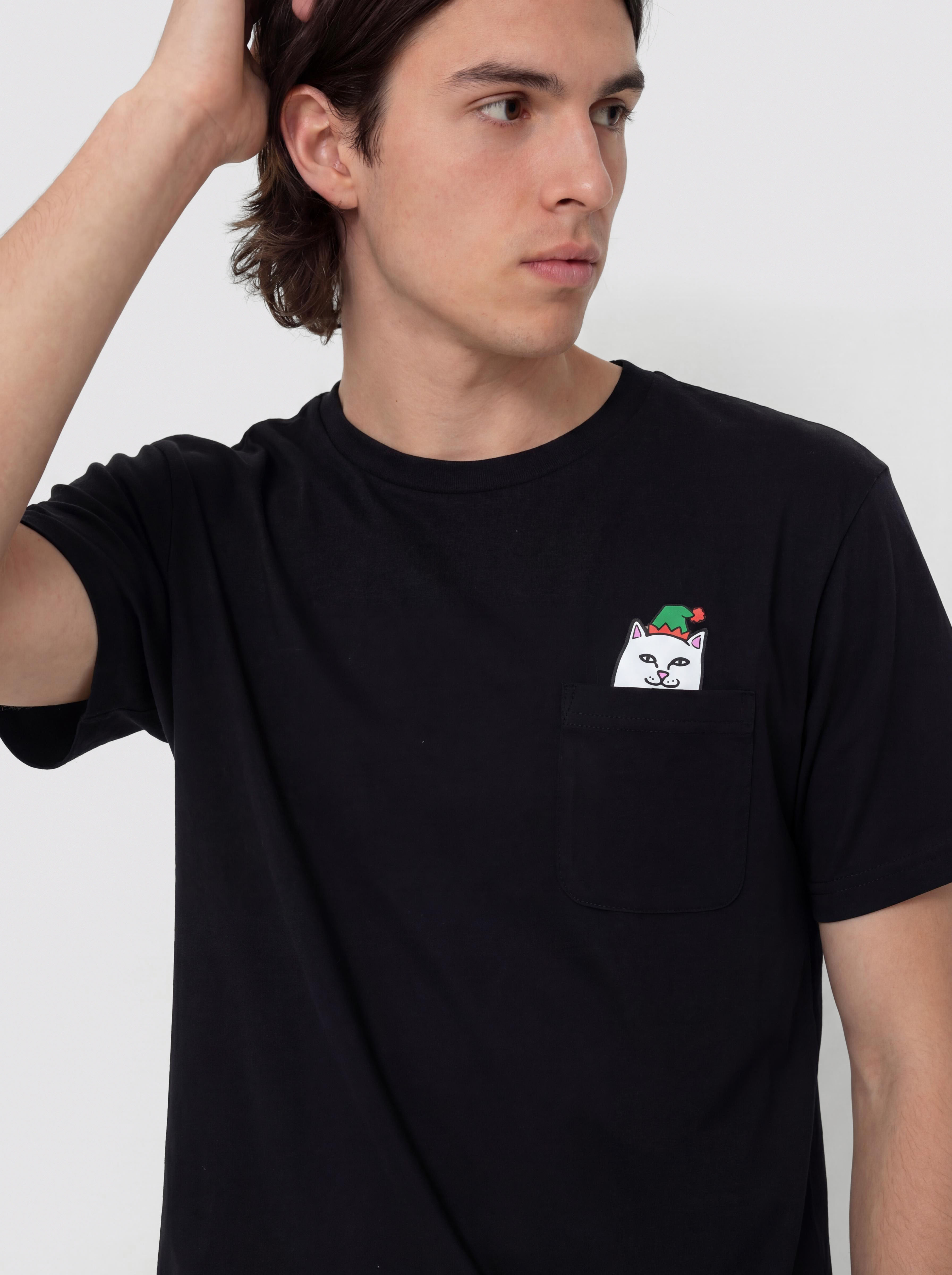 T-shirt RipNDip Nermal Elf Pocket (black)