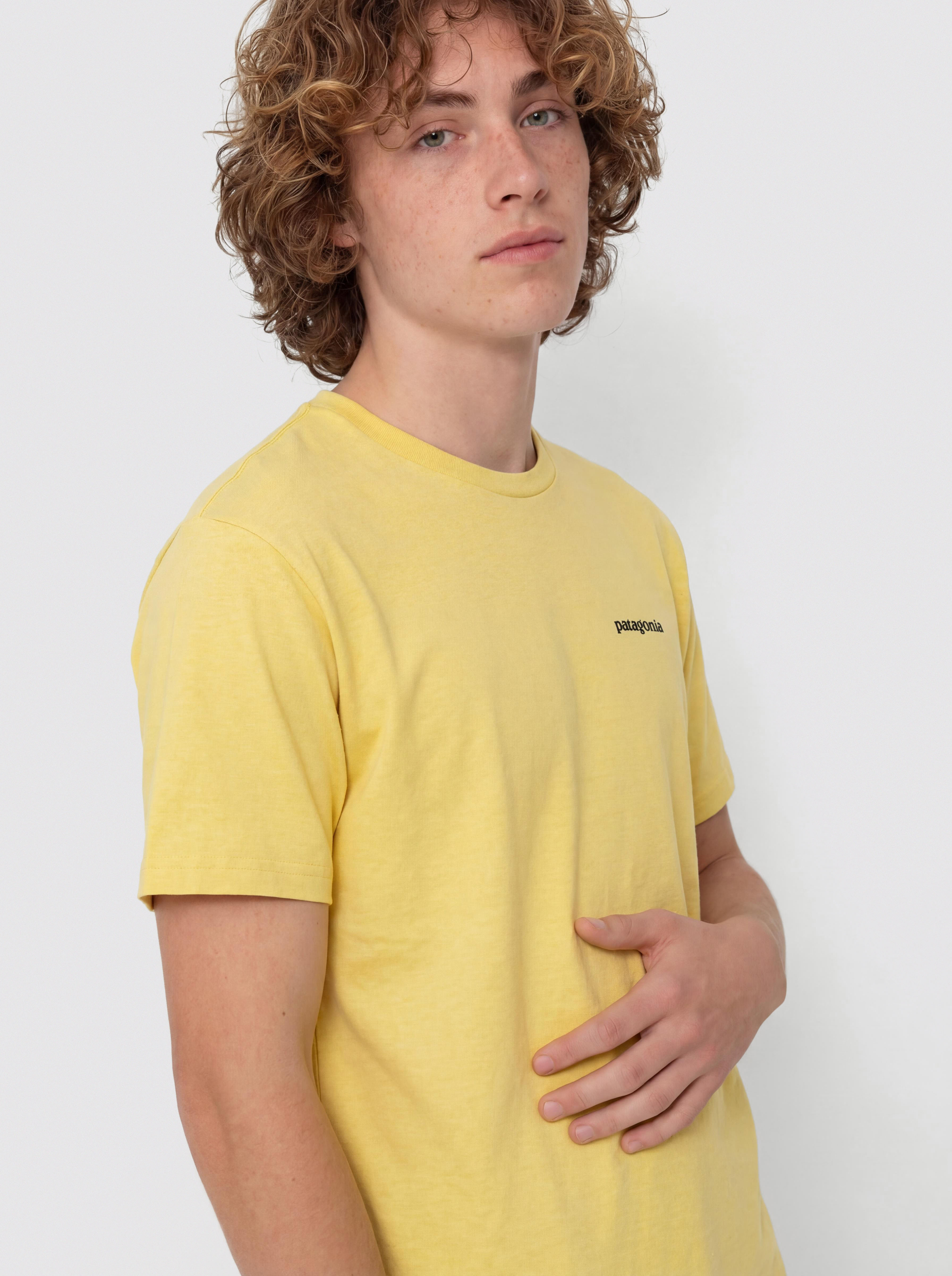 T-shirt Patagonia P 6 Logo Responsibili (p 6 outline/lemon zest)