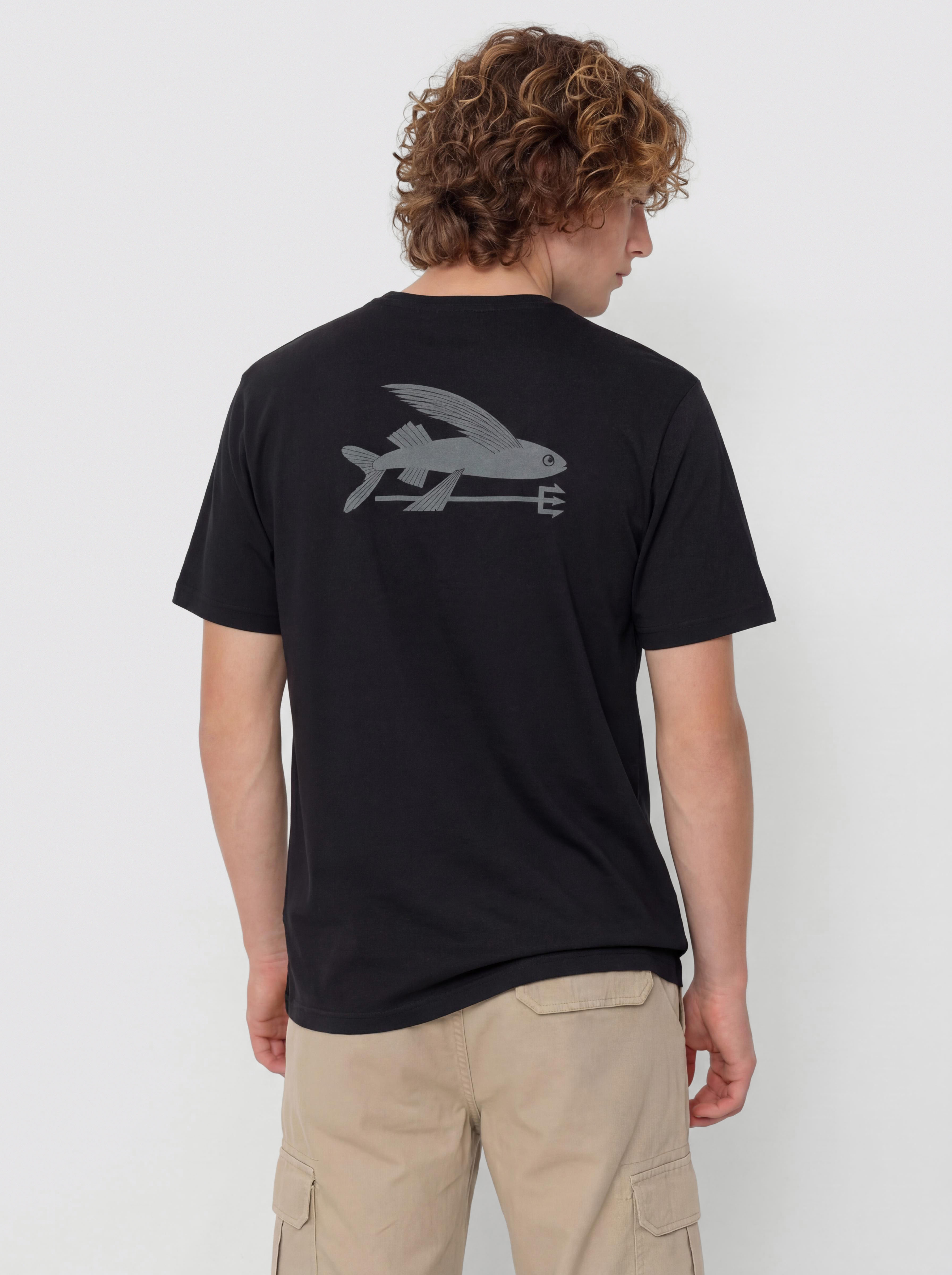 T-shirt Patagonia Flying Fish (ink black)