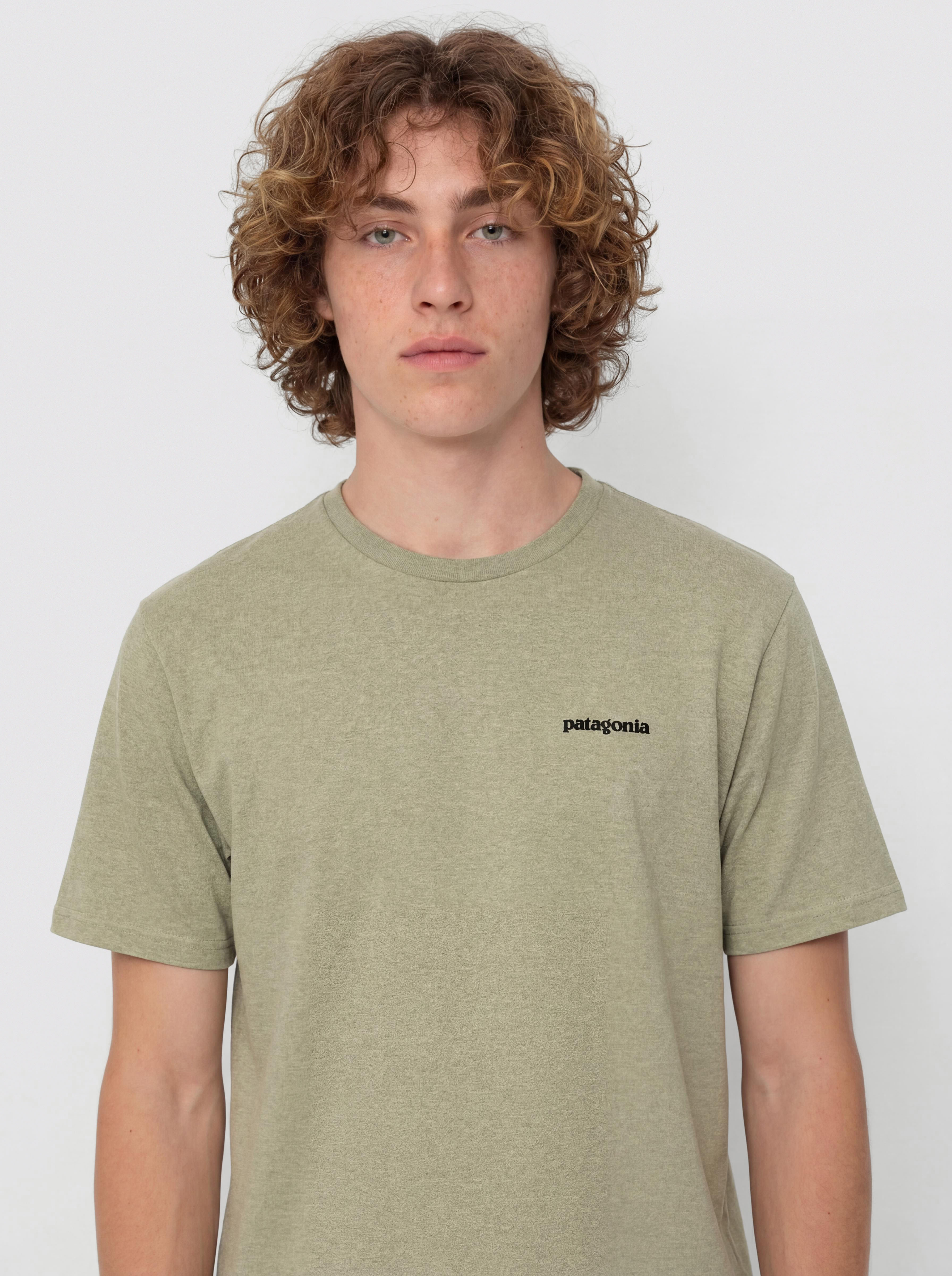 T-shirt Patagonia P 6 Logo Responsibili (p 6 outline/gumtree green)