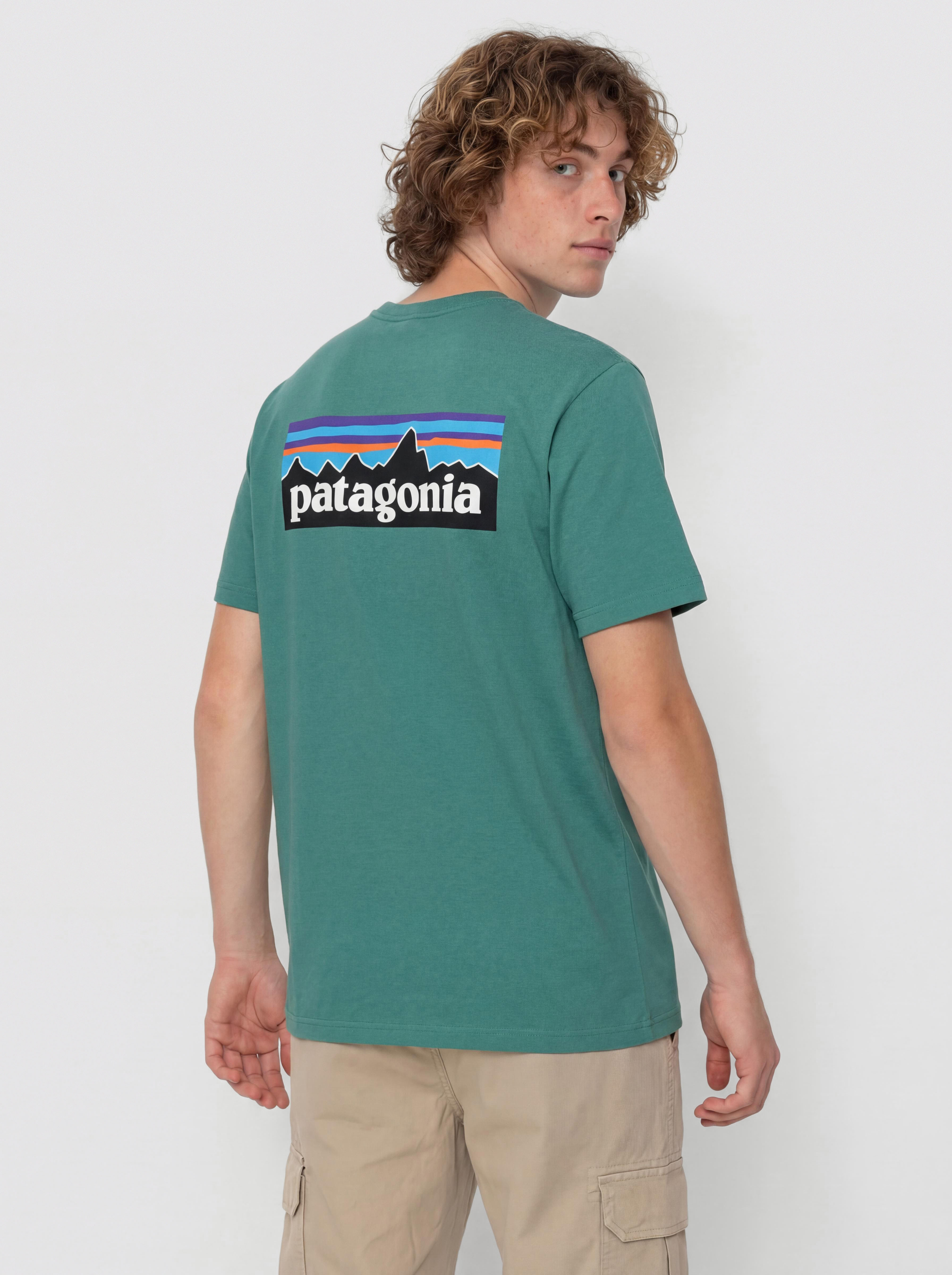 T-shirt Patagonia P 6 Logo (gem green)