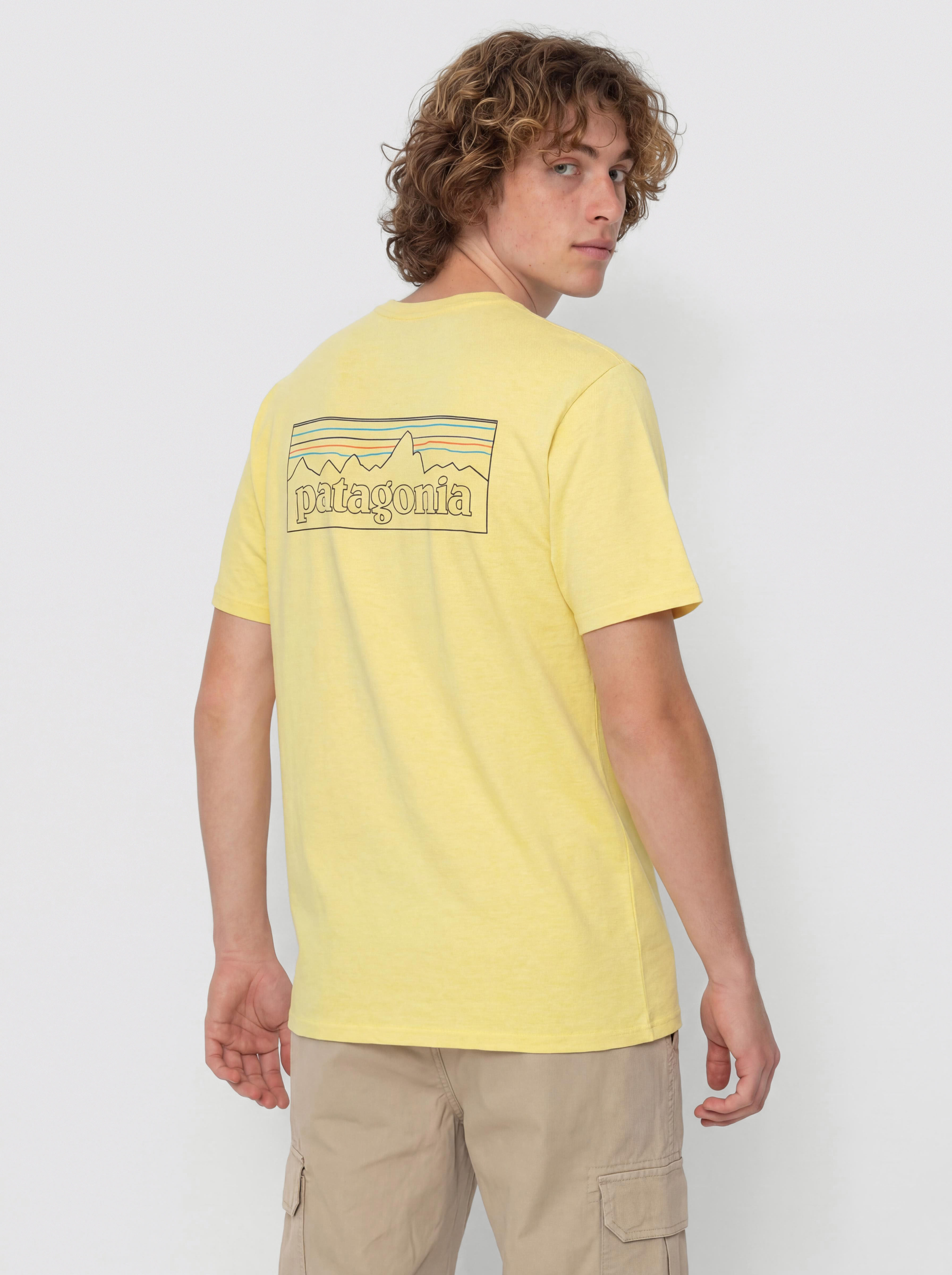 T-shirt Patagonia P 6 Logo Responsibili (p 6 outline/lemon zest)