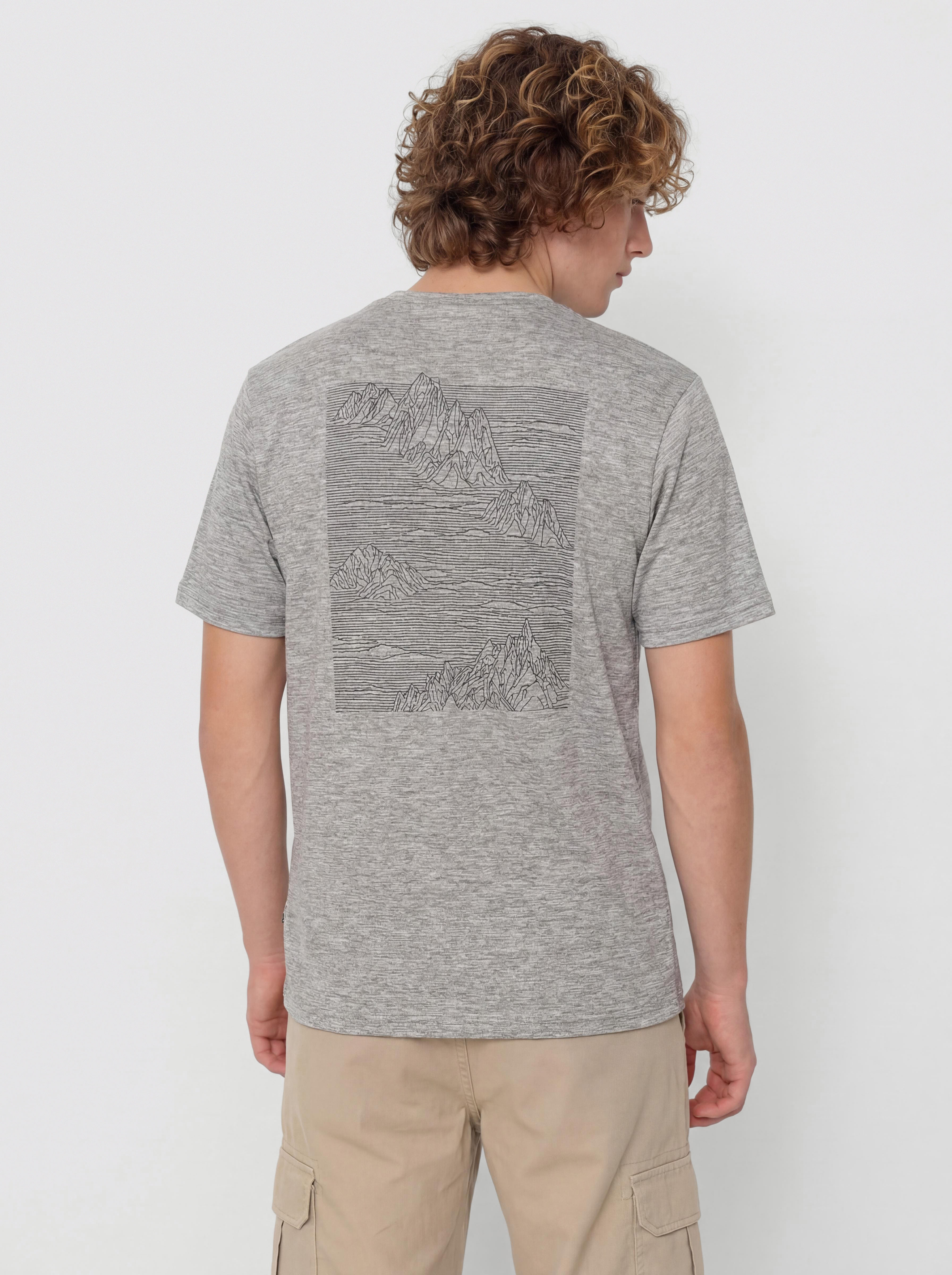 T-shirt Patagonia Capilene Cool Strataspire (feather grey)