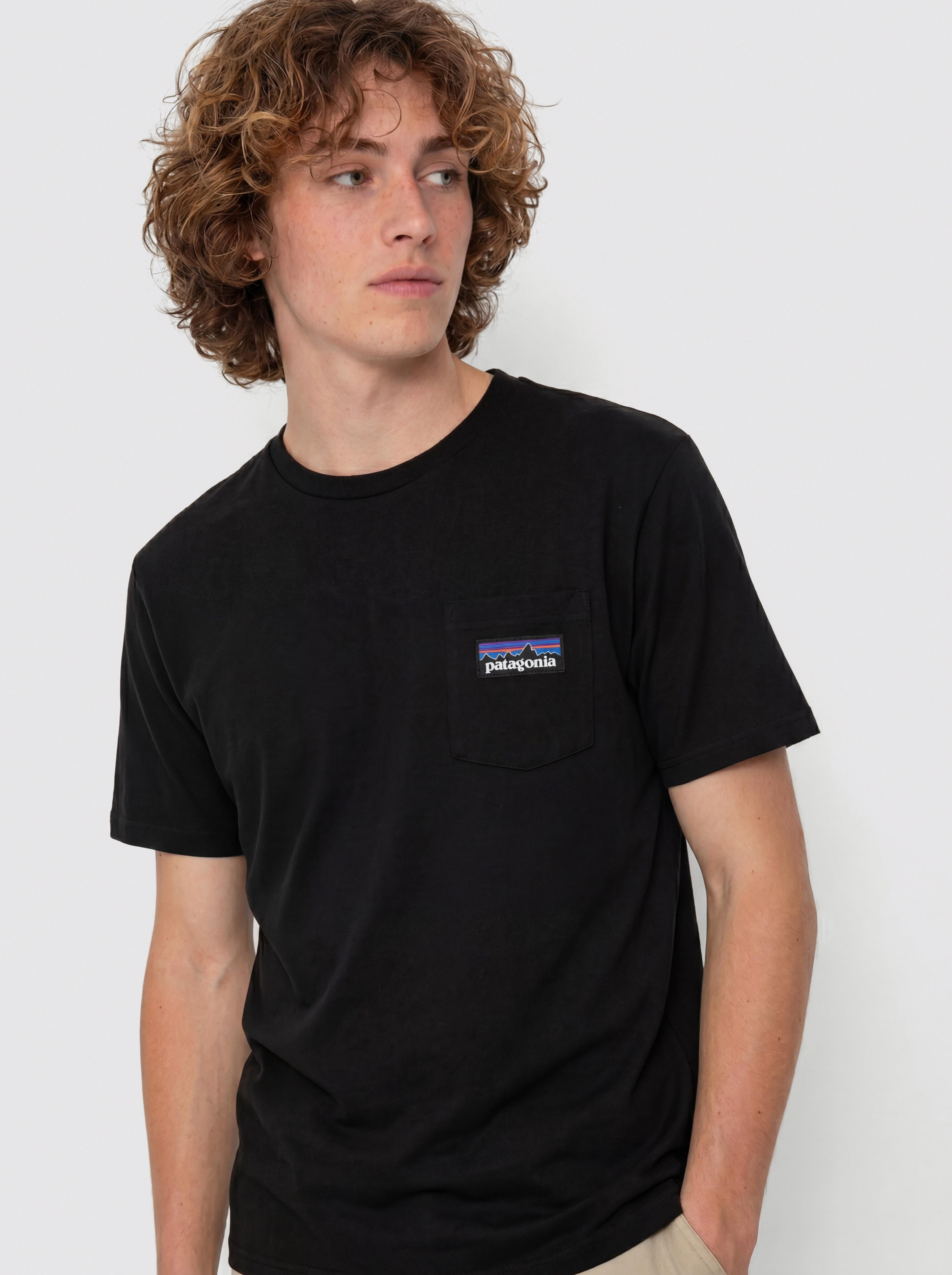 T-shirt Patagonia Daily Pocket (black)