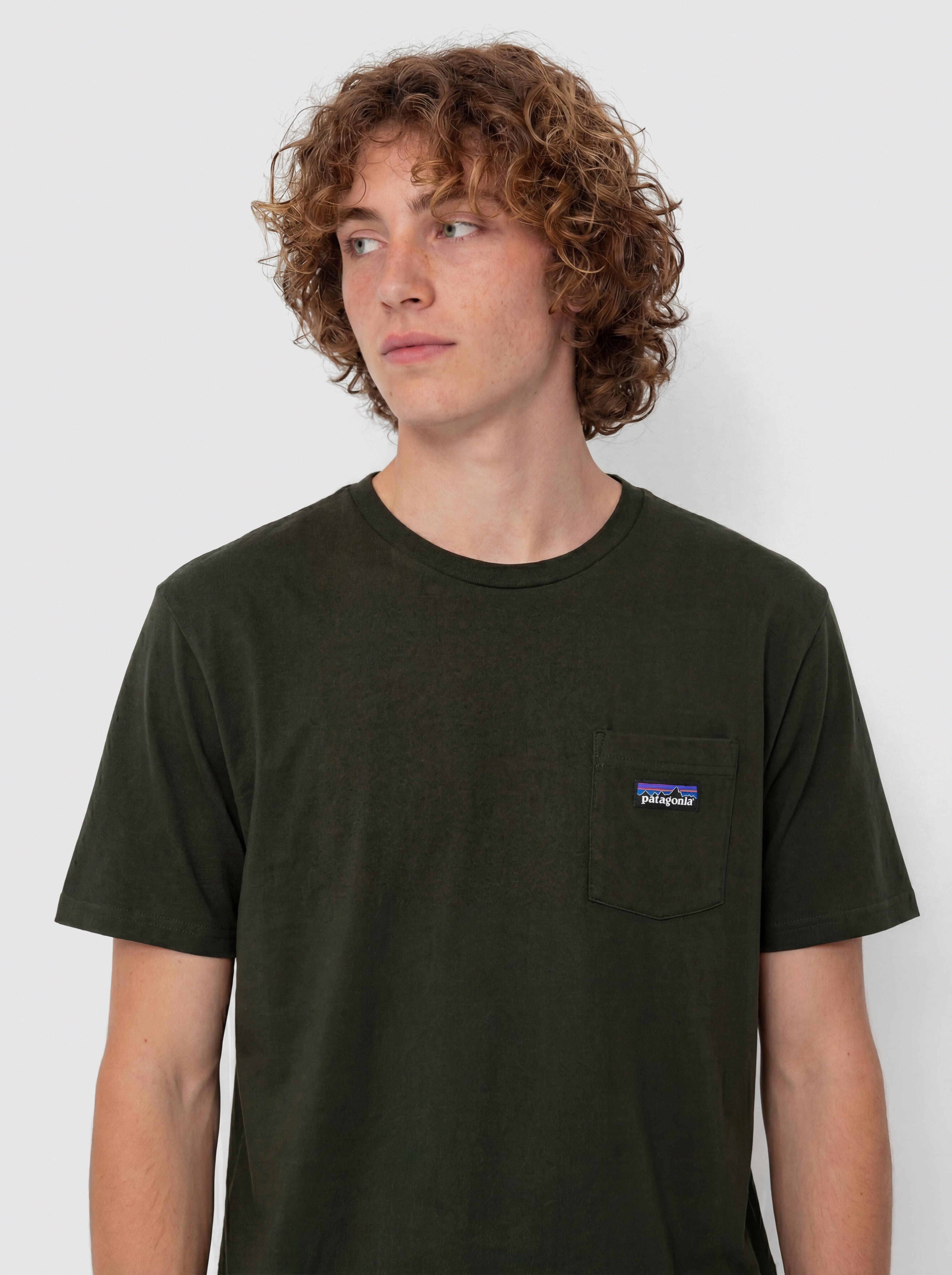 T-shirt Patagonia Daily Pocket (old growth green)
