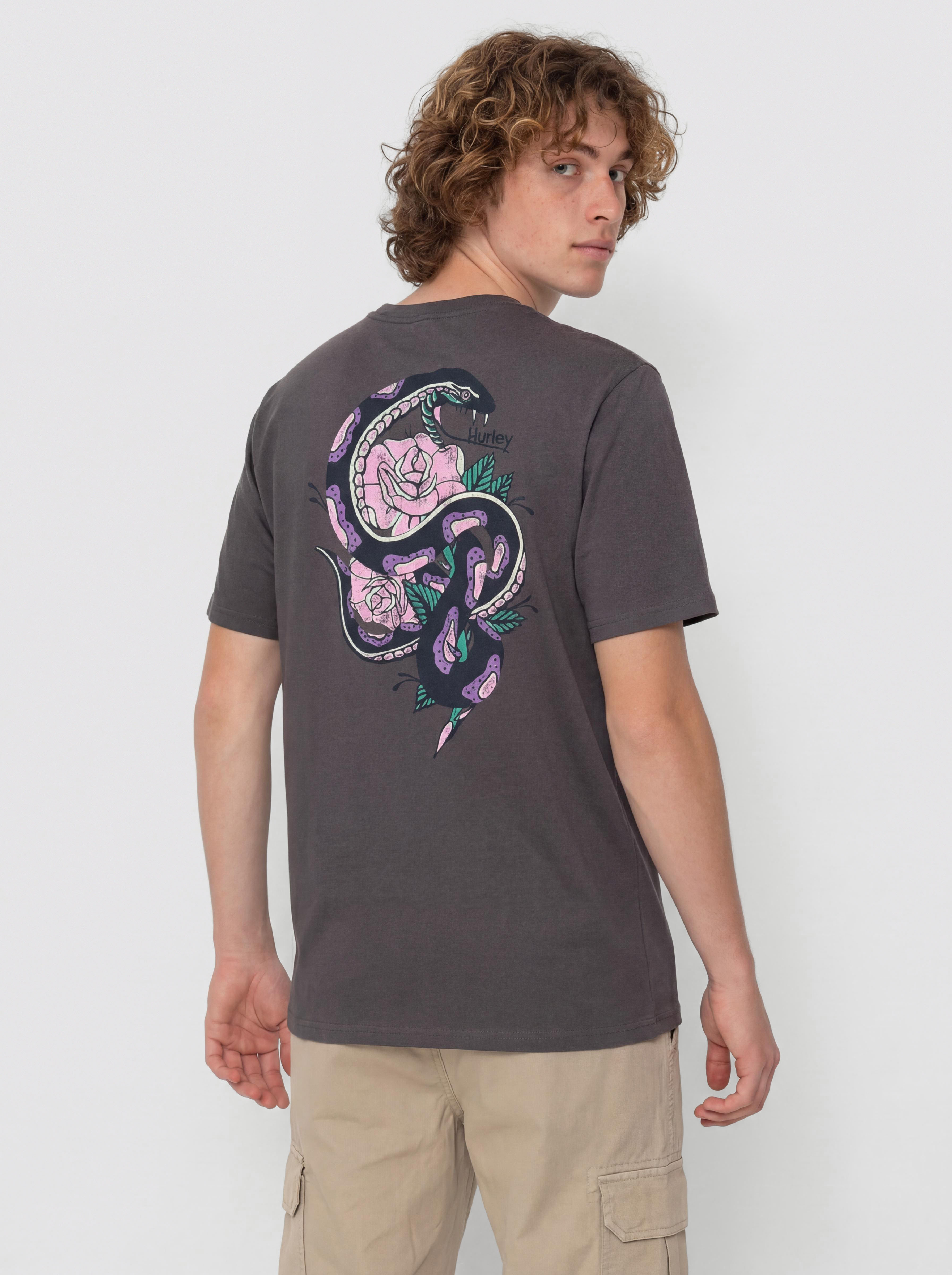 T-shirt Hurley Cobra (dark stone grey)
