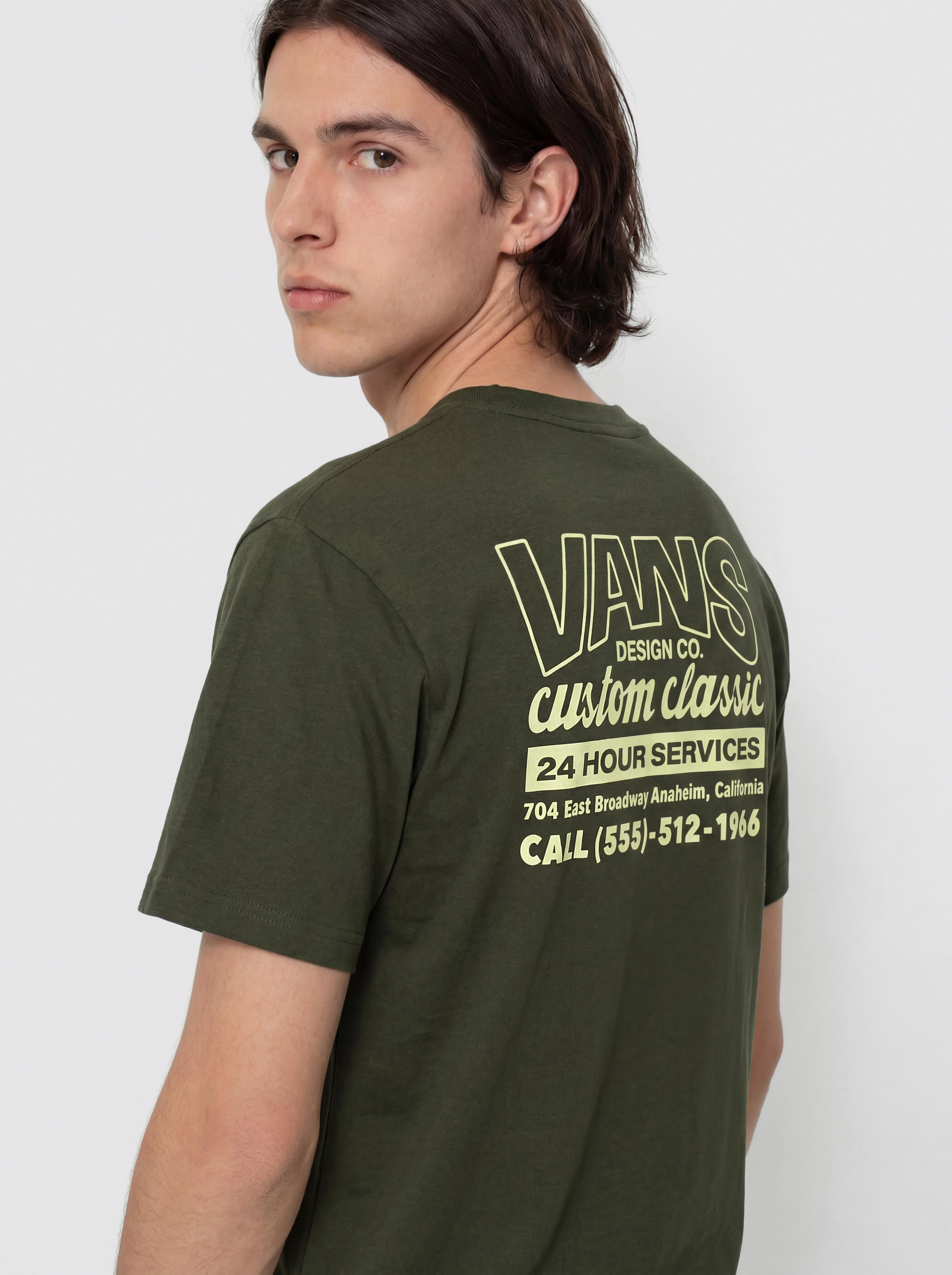 T-shirt Vans Shop Front (dried kelp)