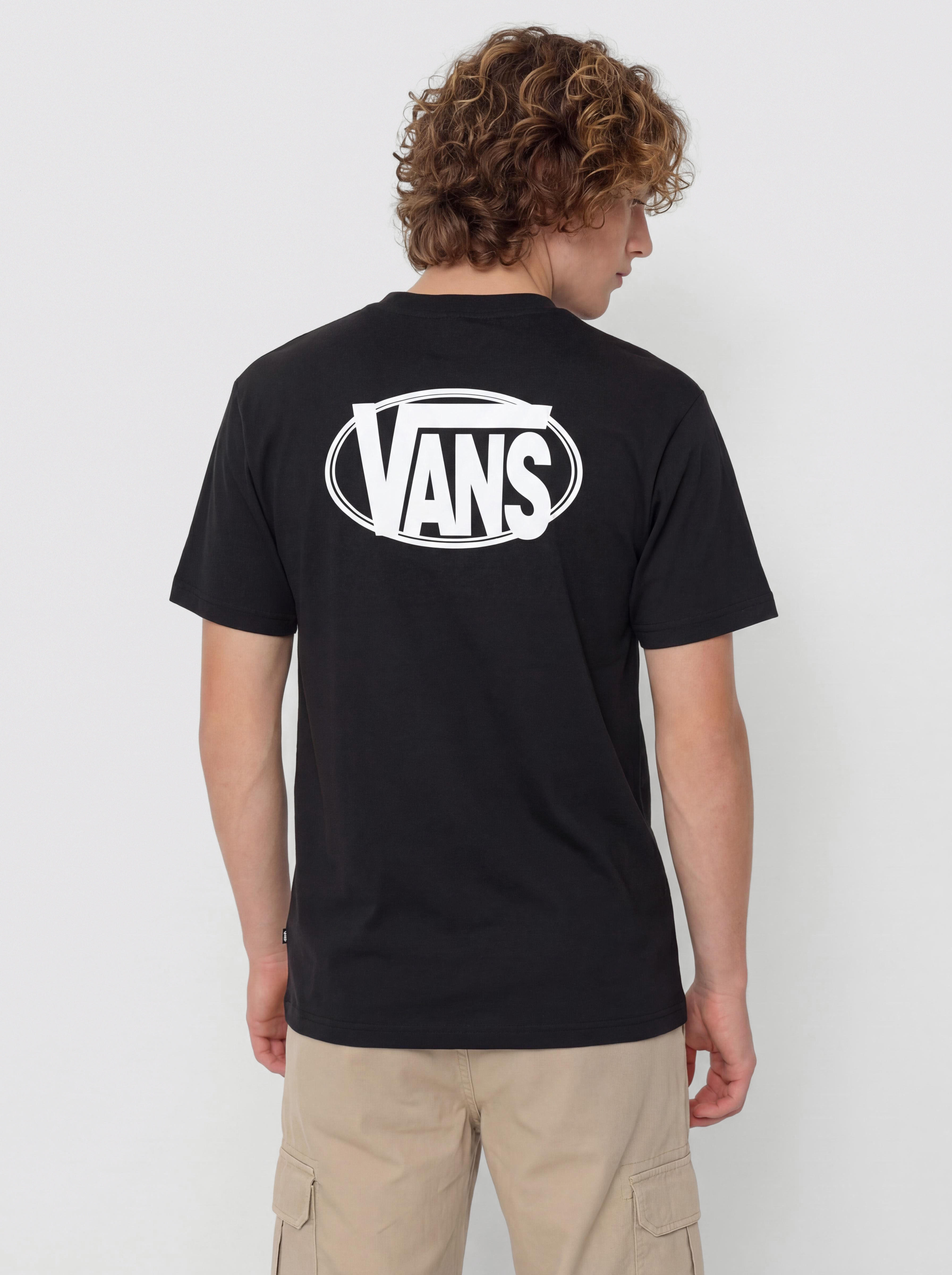 T-shirt Vans Oval Logo Loose (black)