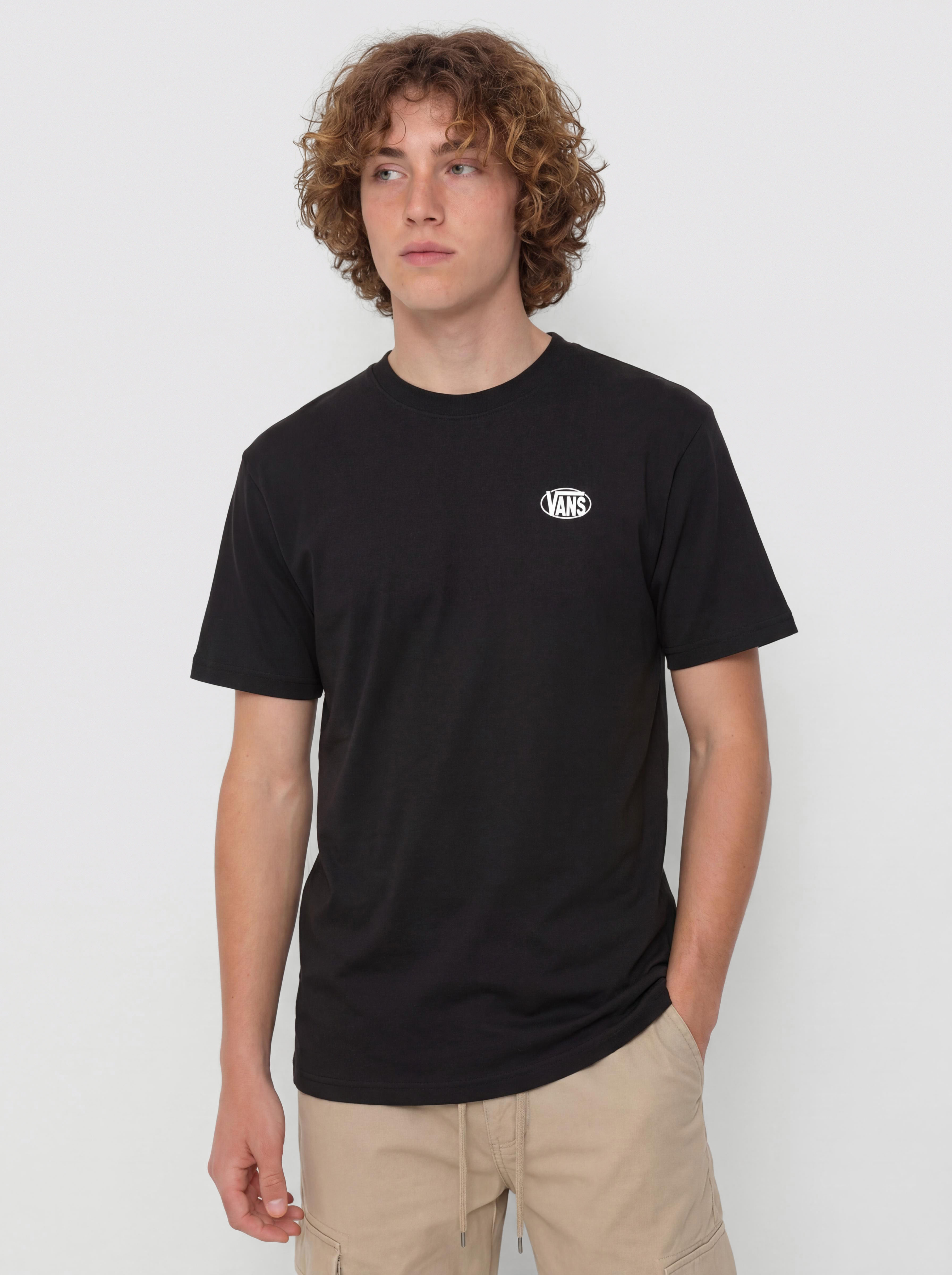 T-shirt Vans Oval Logo Loose (black)