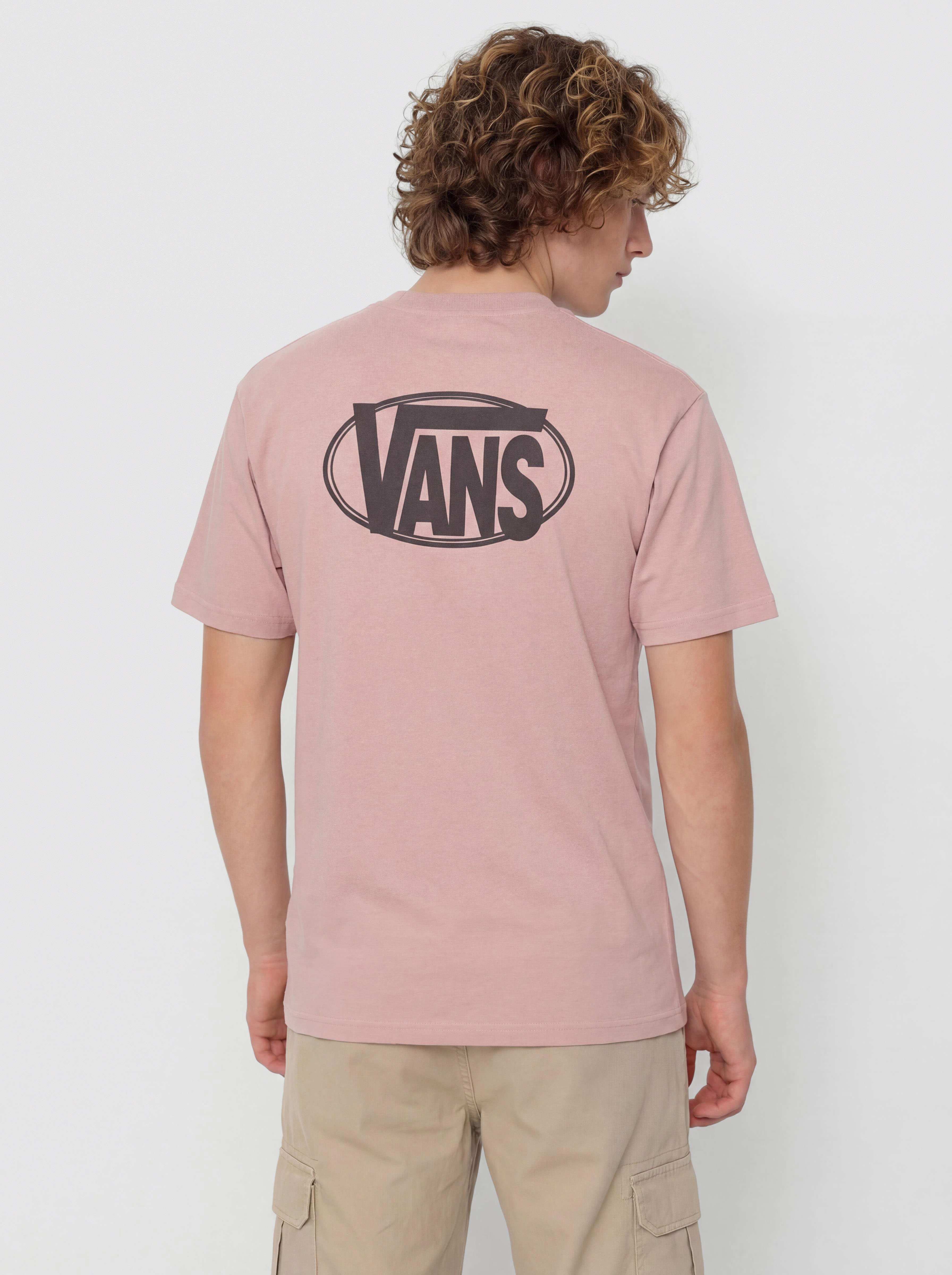 T-shirt Vans Oval Logo Loose (misty mauve)