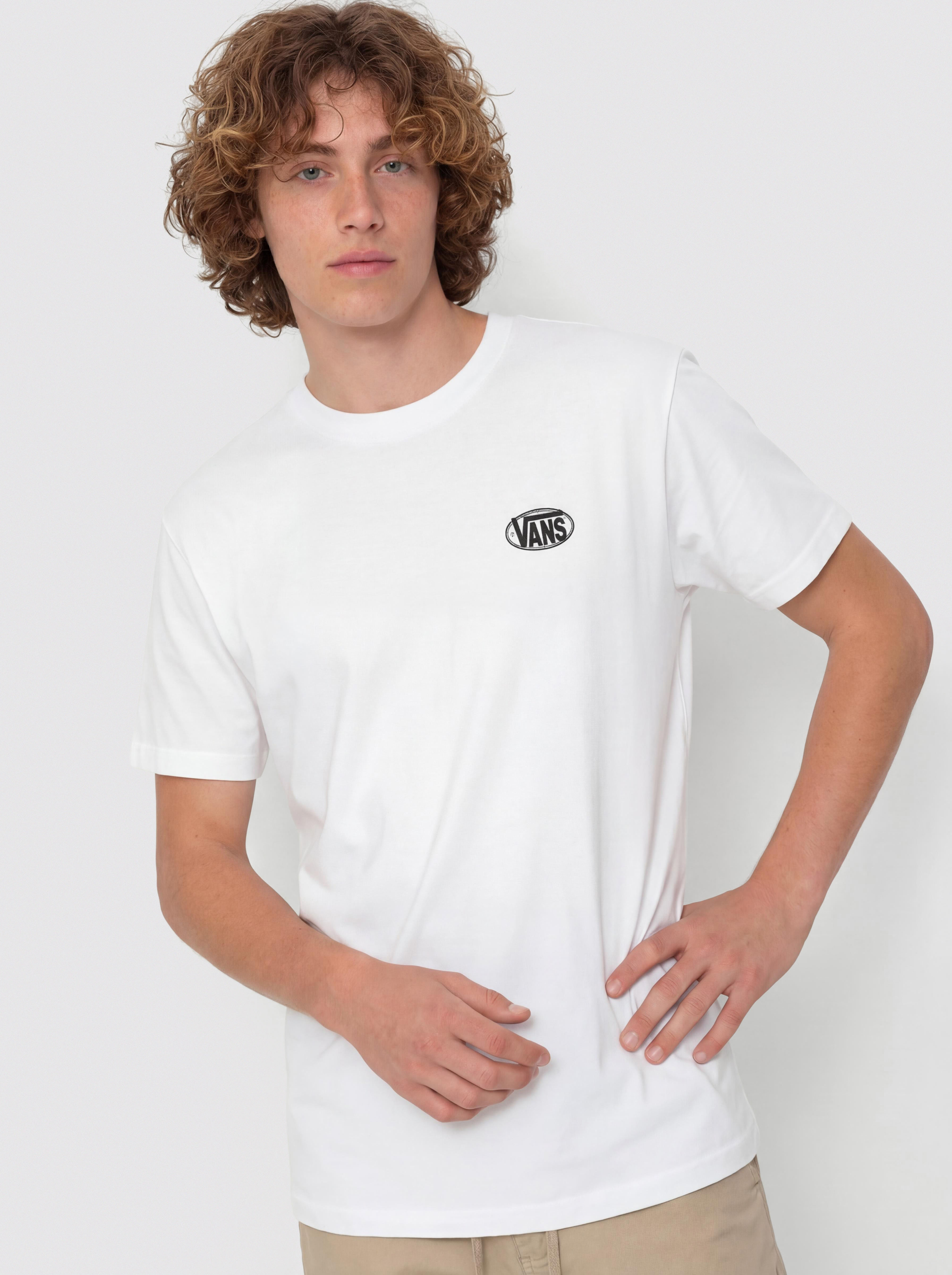 T-shirt Vans Oval Logo Loose (white)