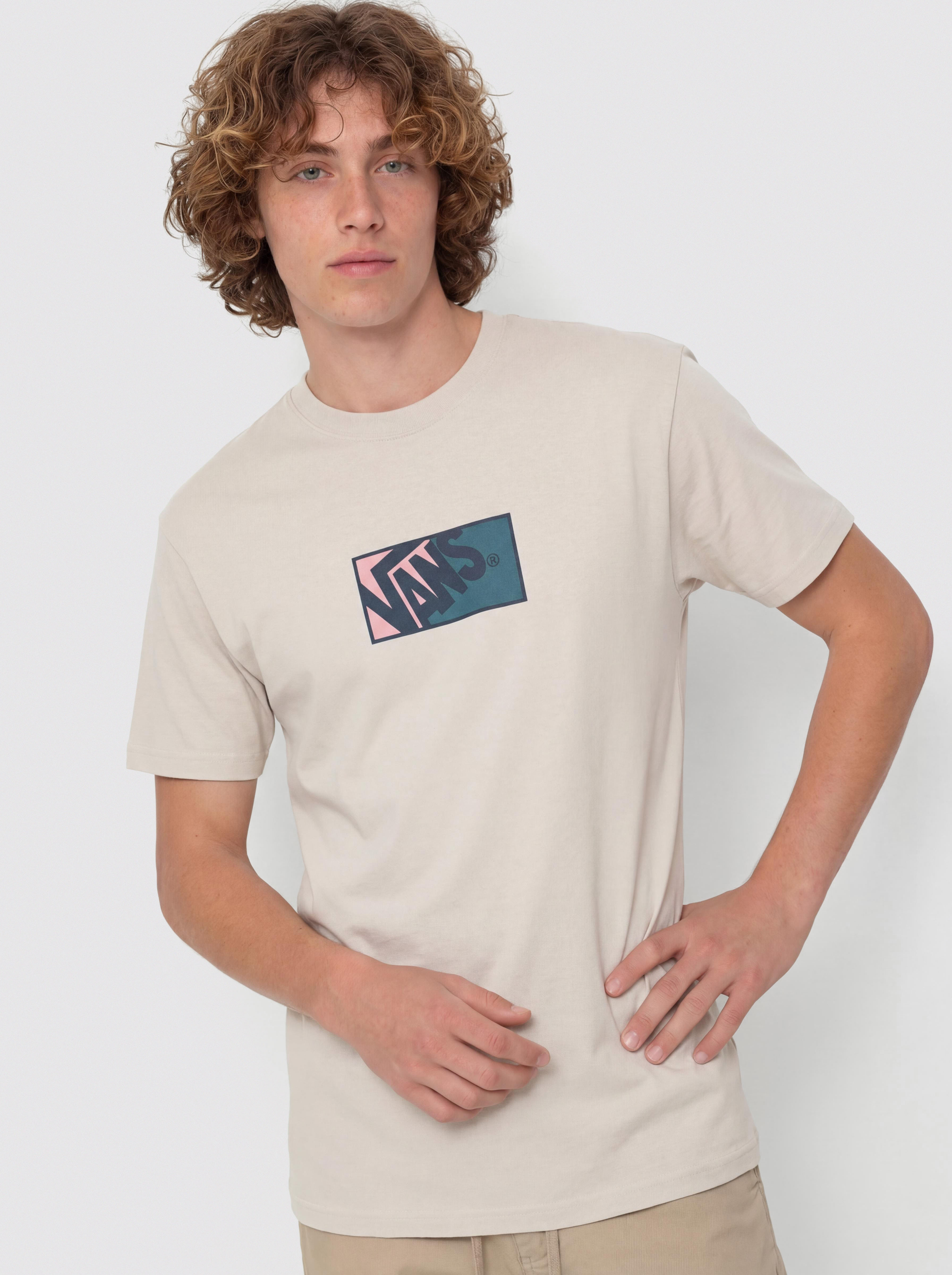 T-shirt Vans Original Standards Blocked Box (taupe mist)