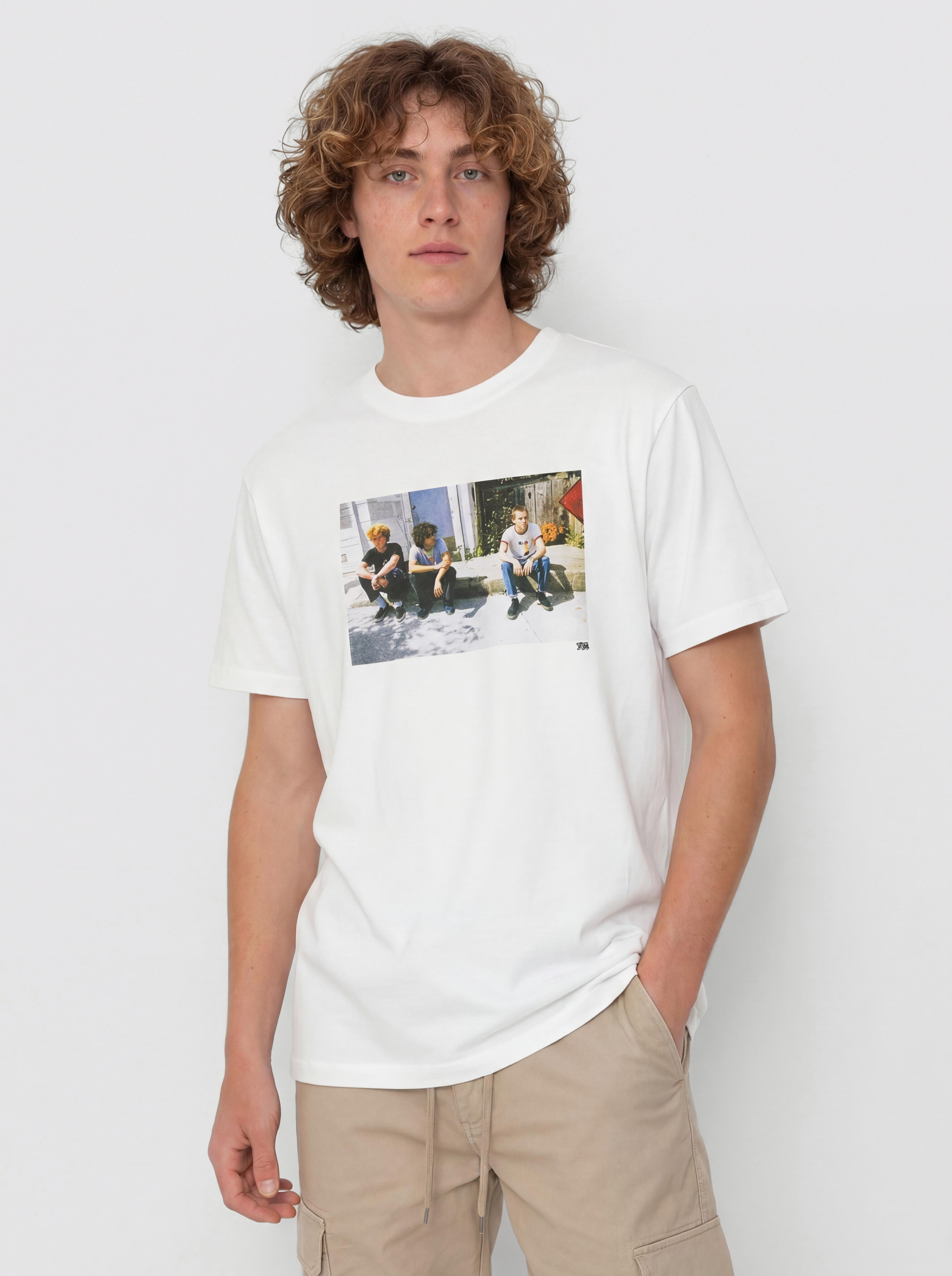 T-shirt Vans Skate Atiba Haze Curb Crew (white)