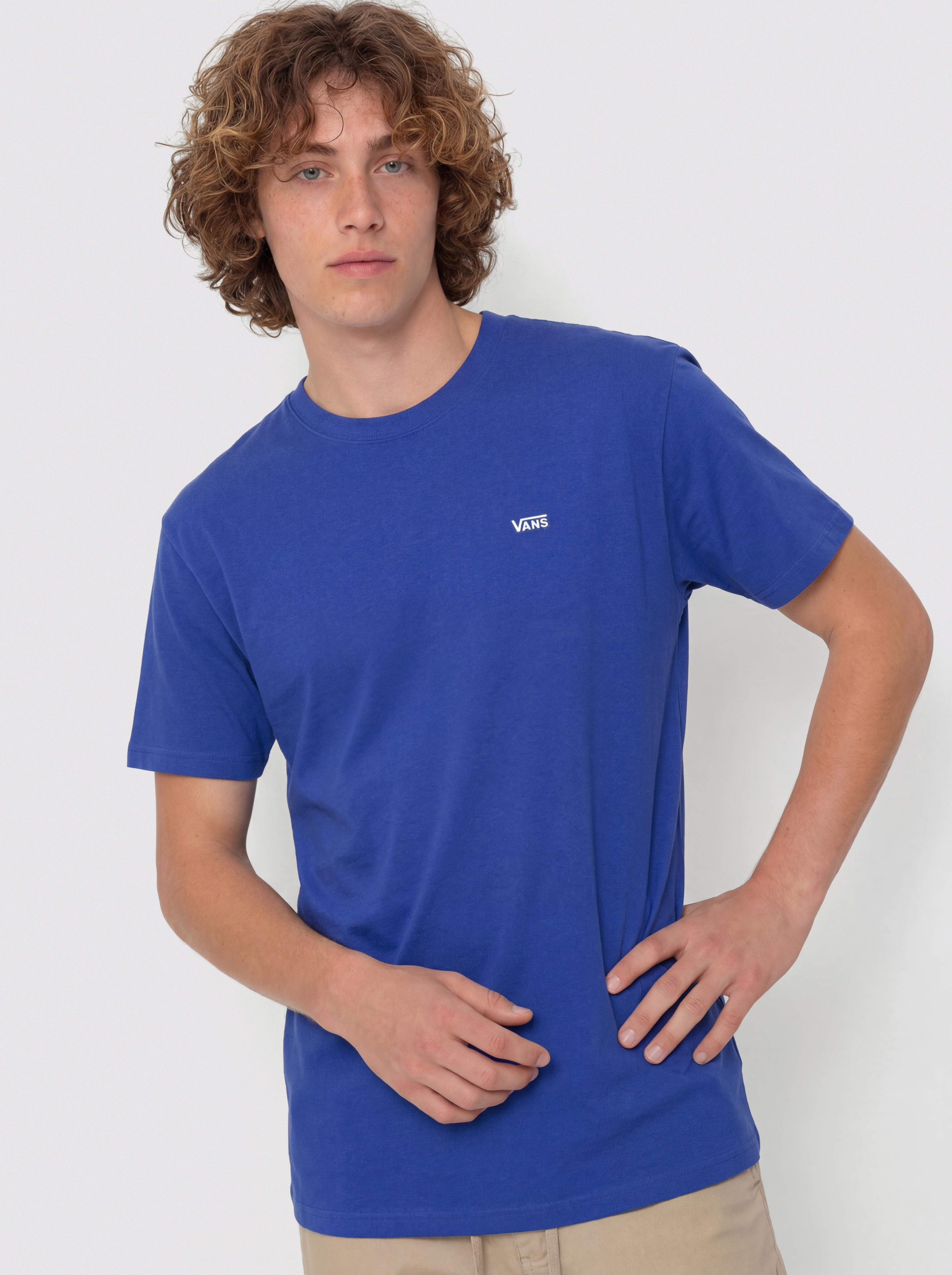 T-shirt Vans Left Chest II Loose (royal cobalt)
