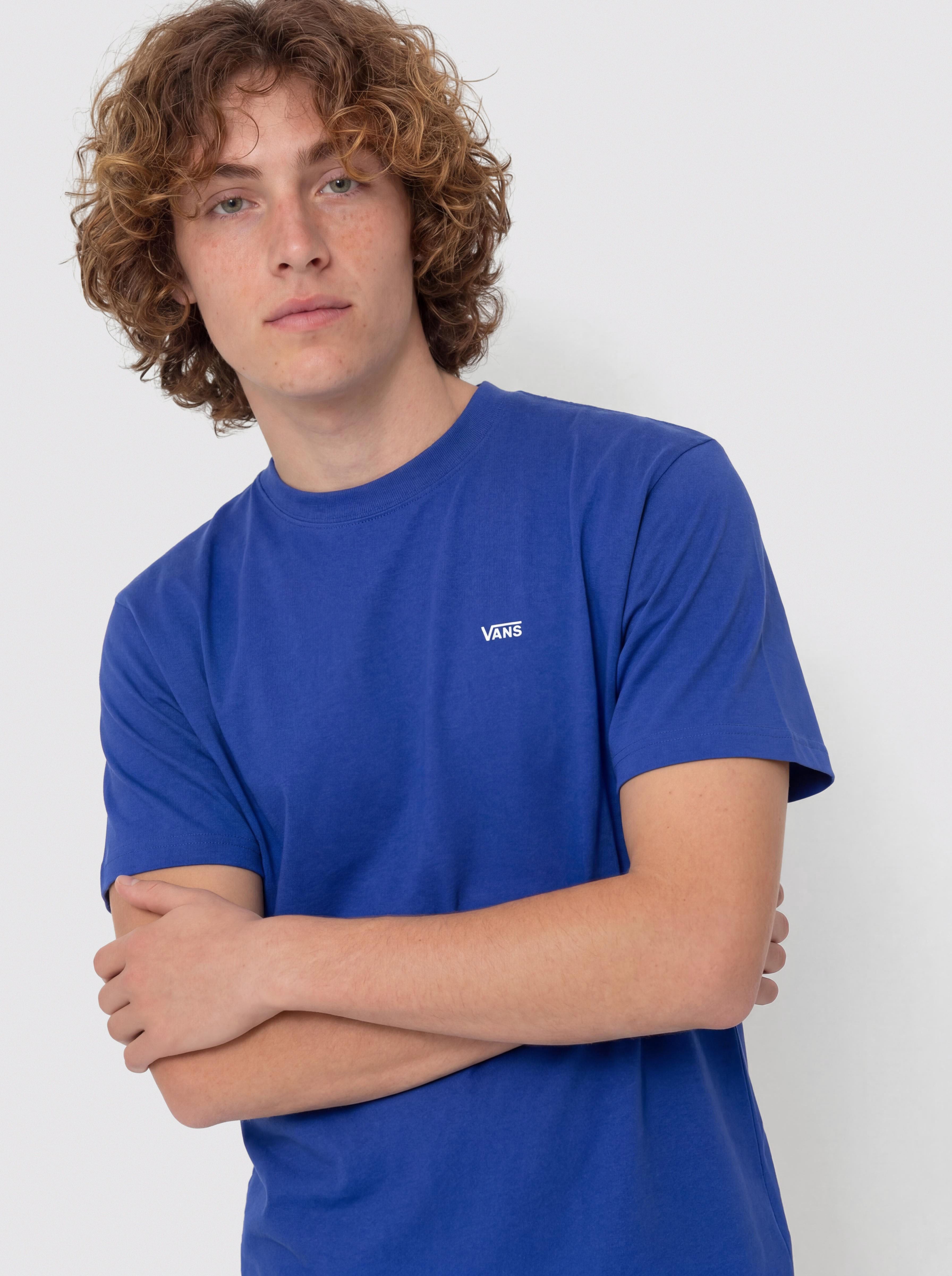 T-shirt Vans Left Chest II Loose (royal cobalt)