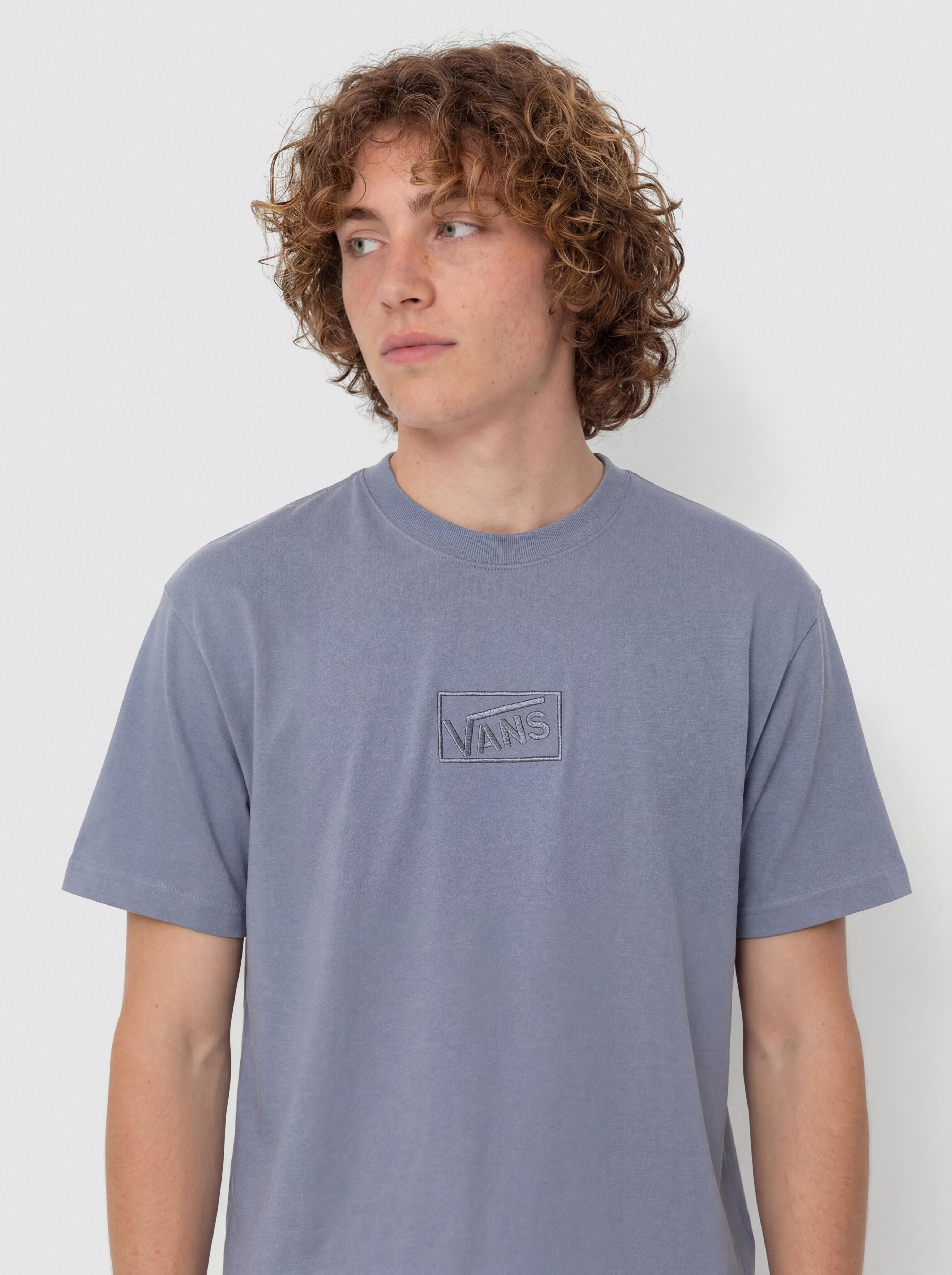 T-shirt Vans Blocked Box Loose (glacial slate)