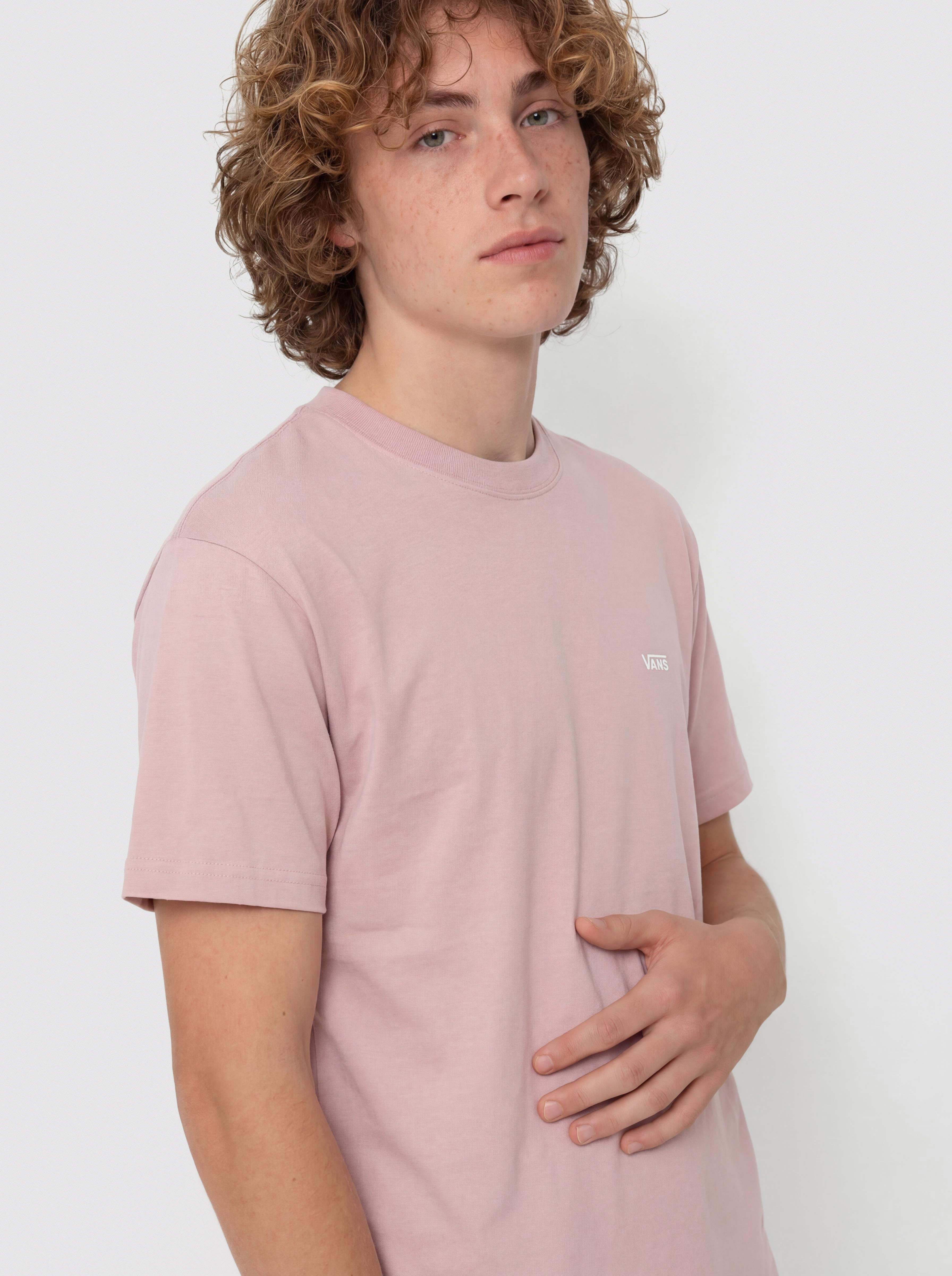 T-shirt Vans Left Chest (misty mauve)