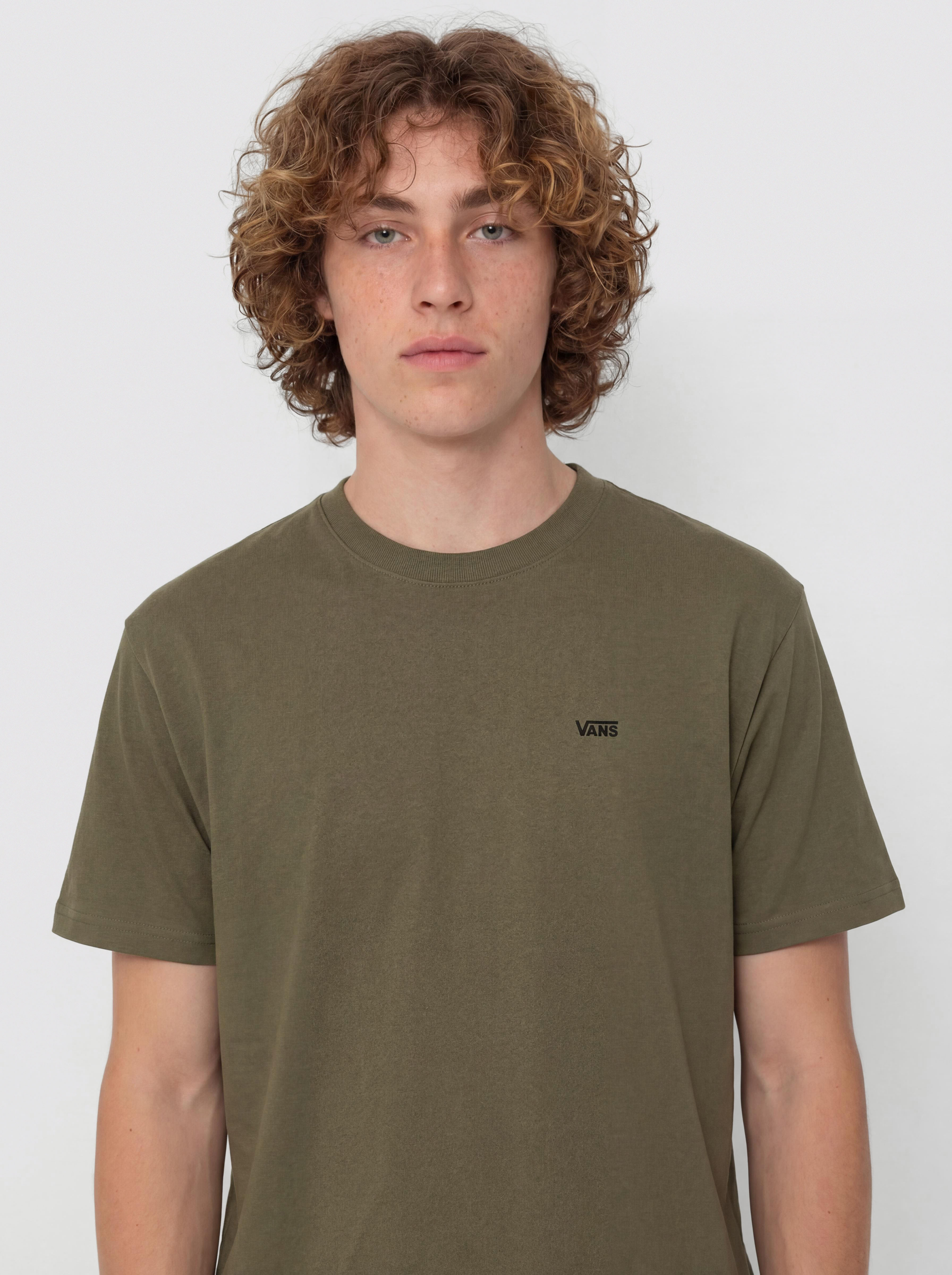 T-shirt Vans Left Chest II Loose (mossy olive)