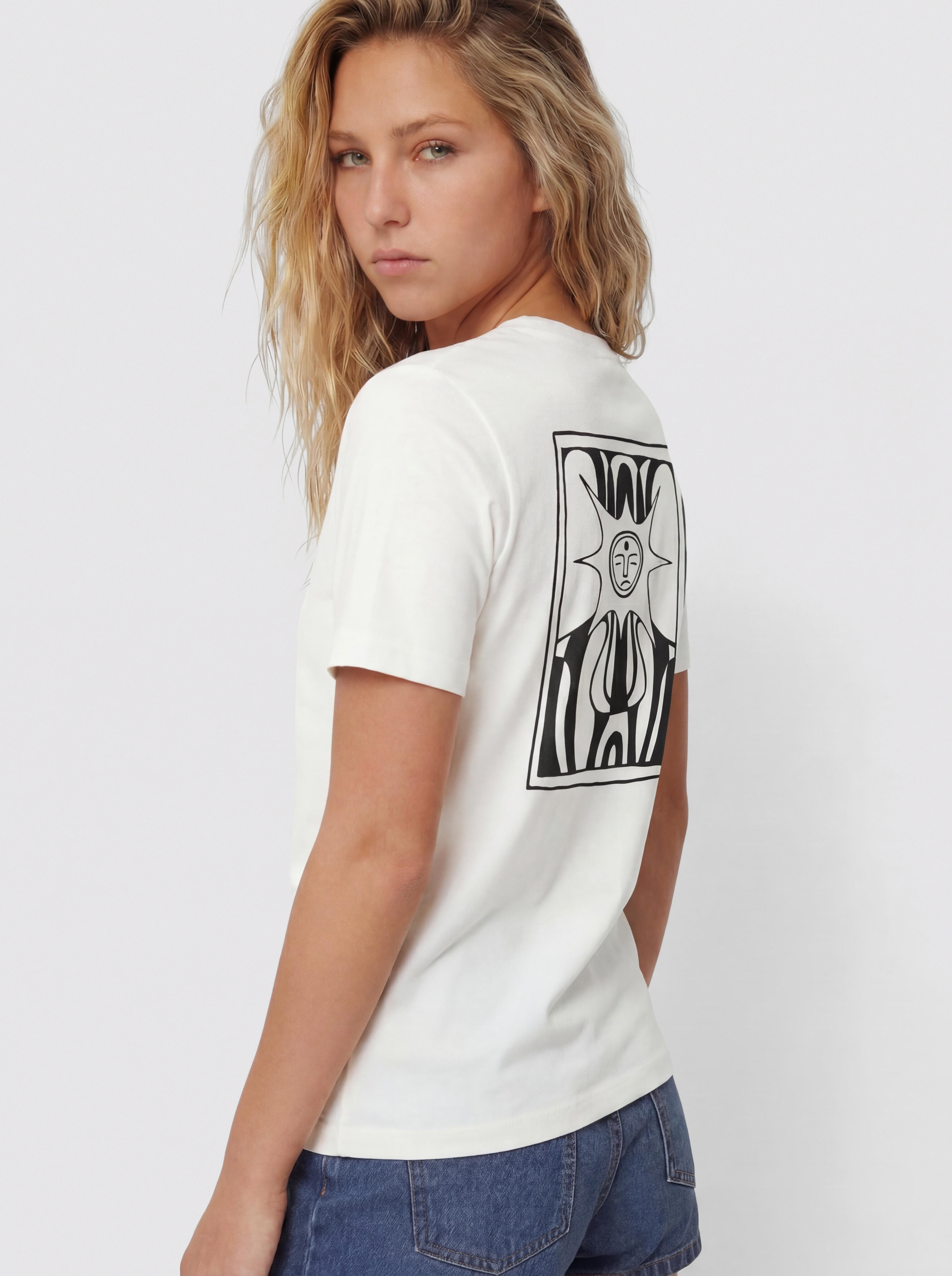T-shirt Volcom Radical Daze Up Wmn (off white)