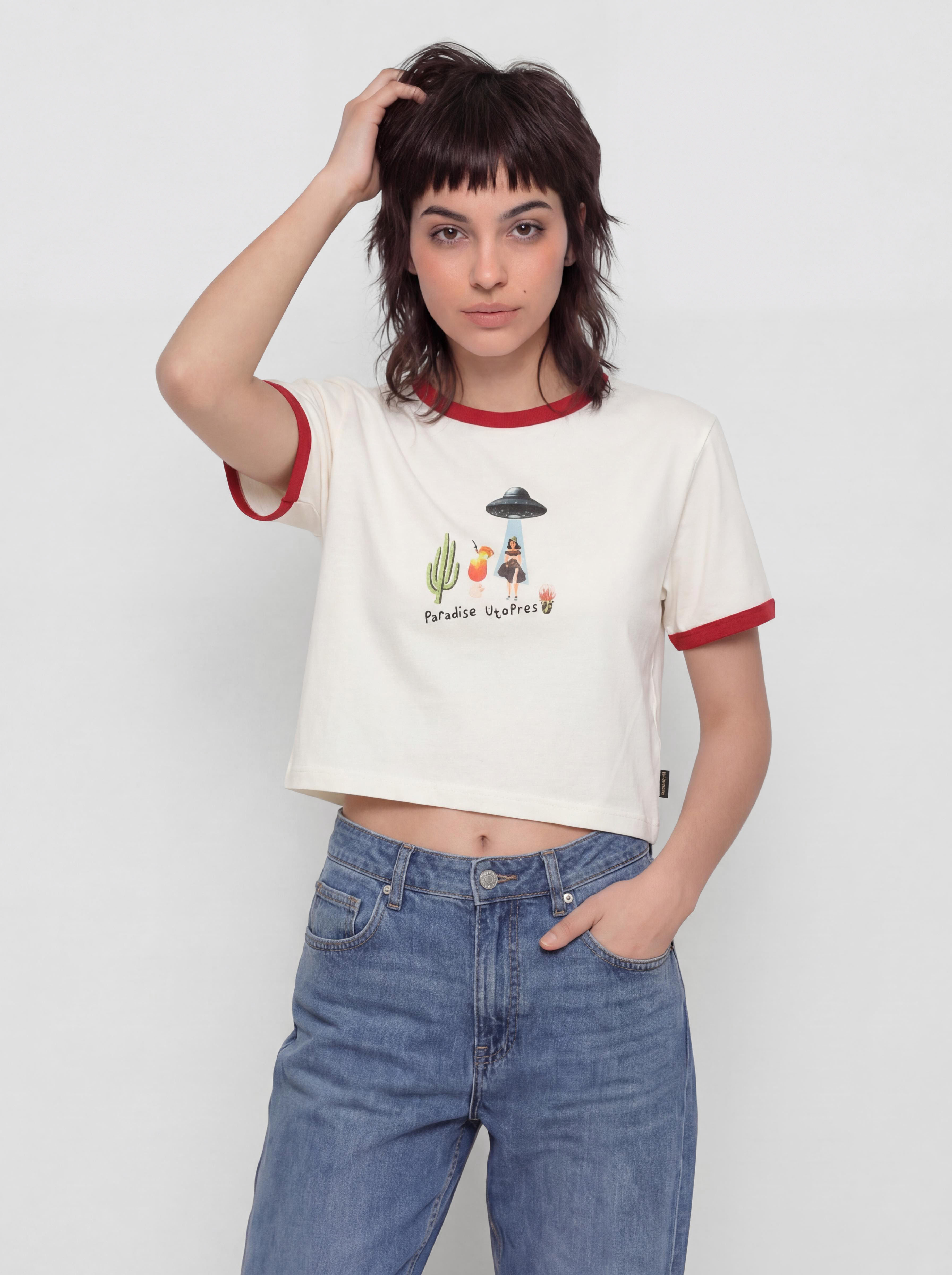 T-shirt Volcom Fa Mickey Mason Wmn (off white)