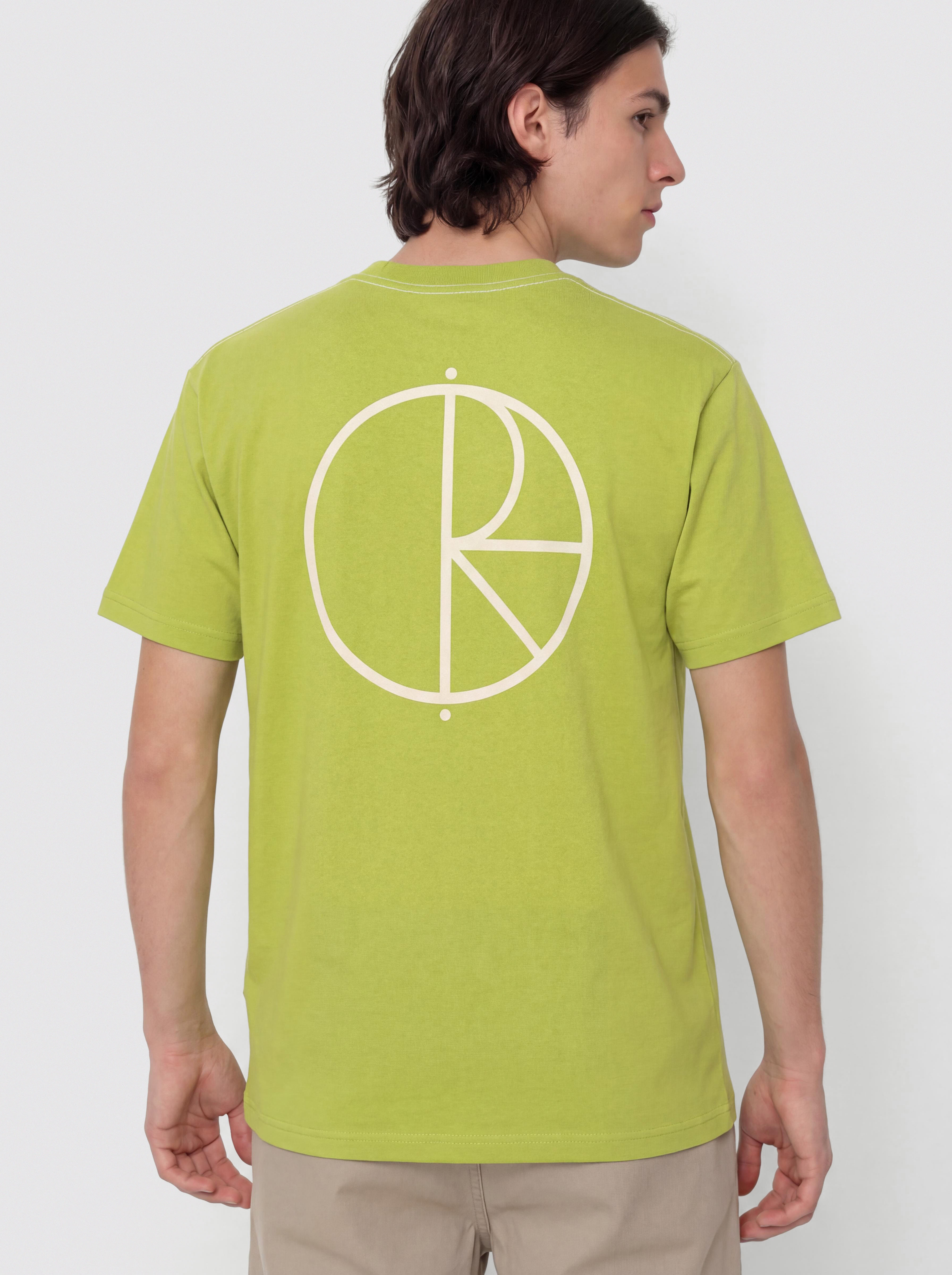 T-shirt Polar Skate Contrast Stroke Logo (peridot)