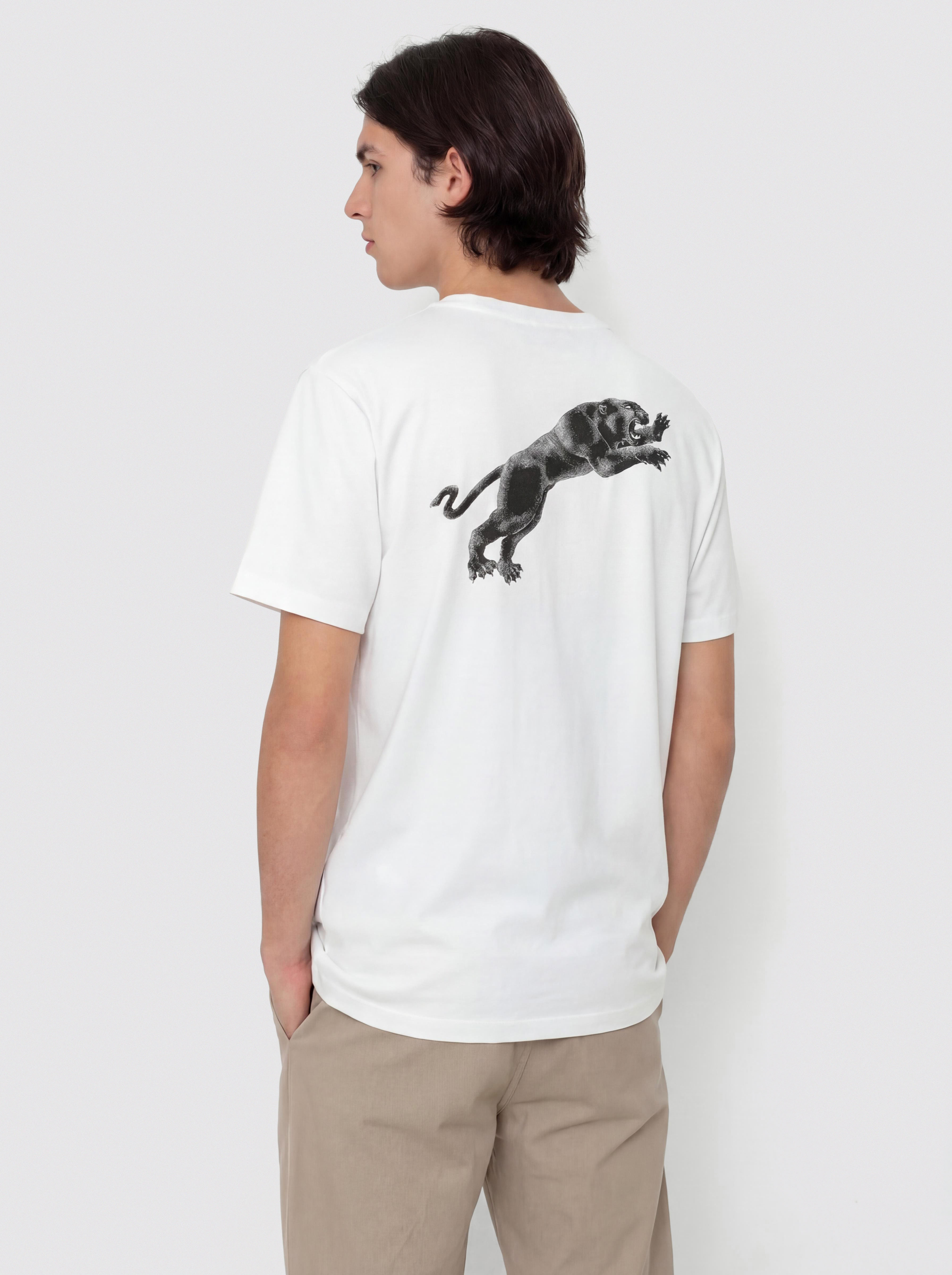 T-shirt Polar Skate Tape and Panther (white)