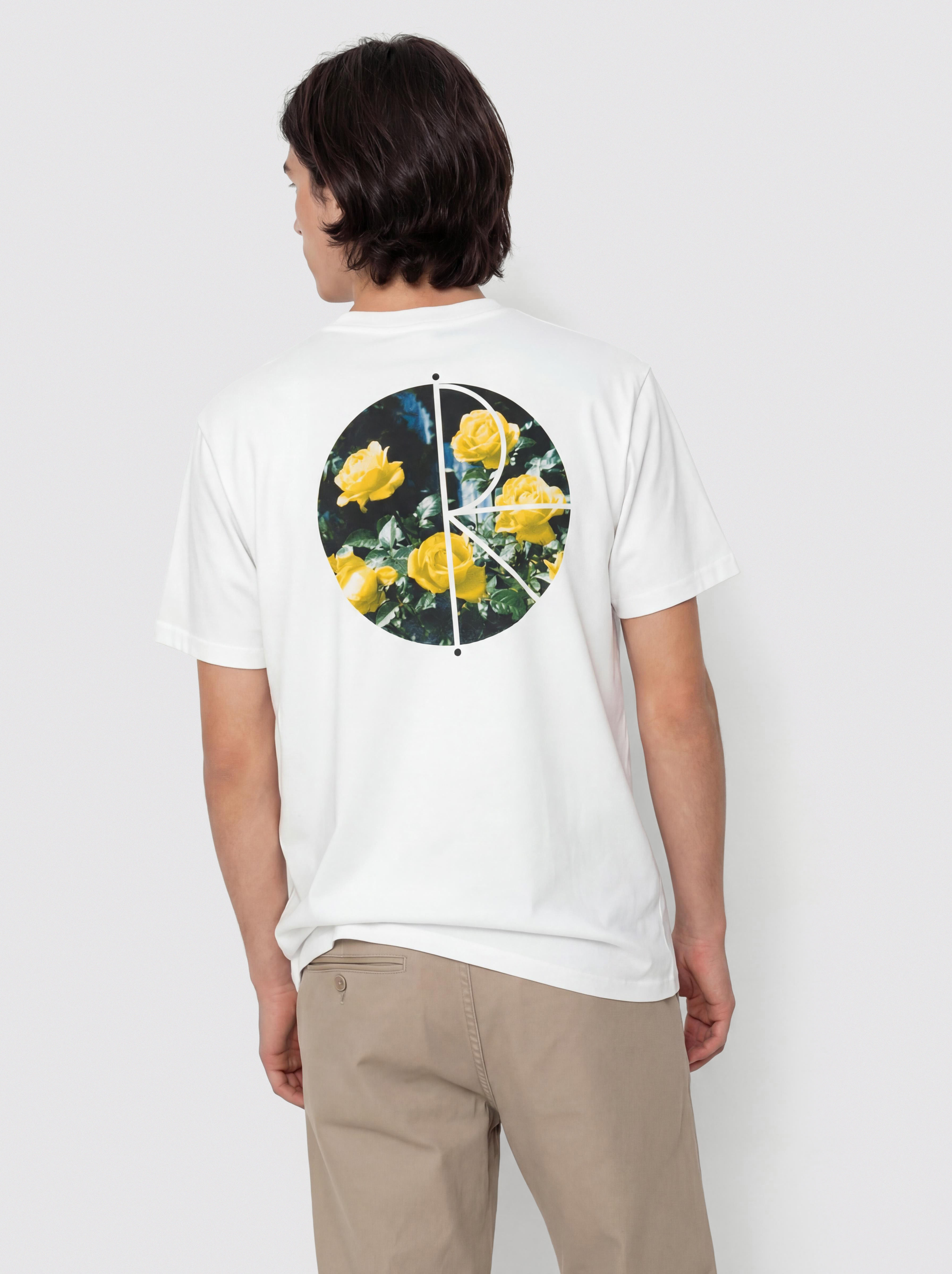 T-shirt Polar Skate Fill Logo Martas Roses (white)