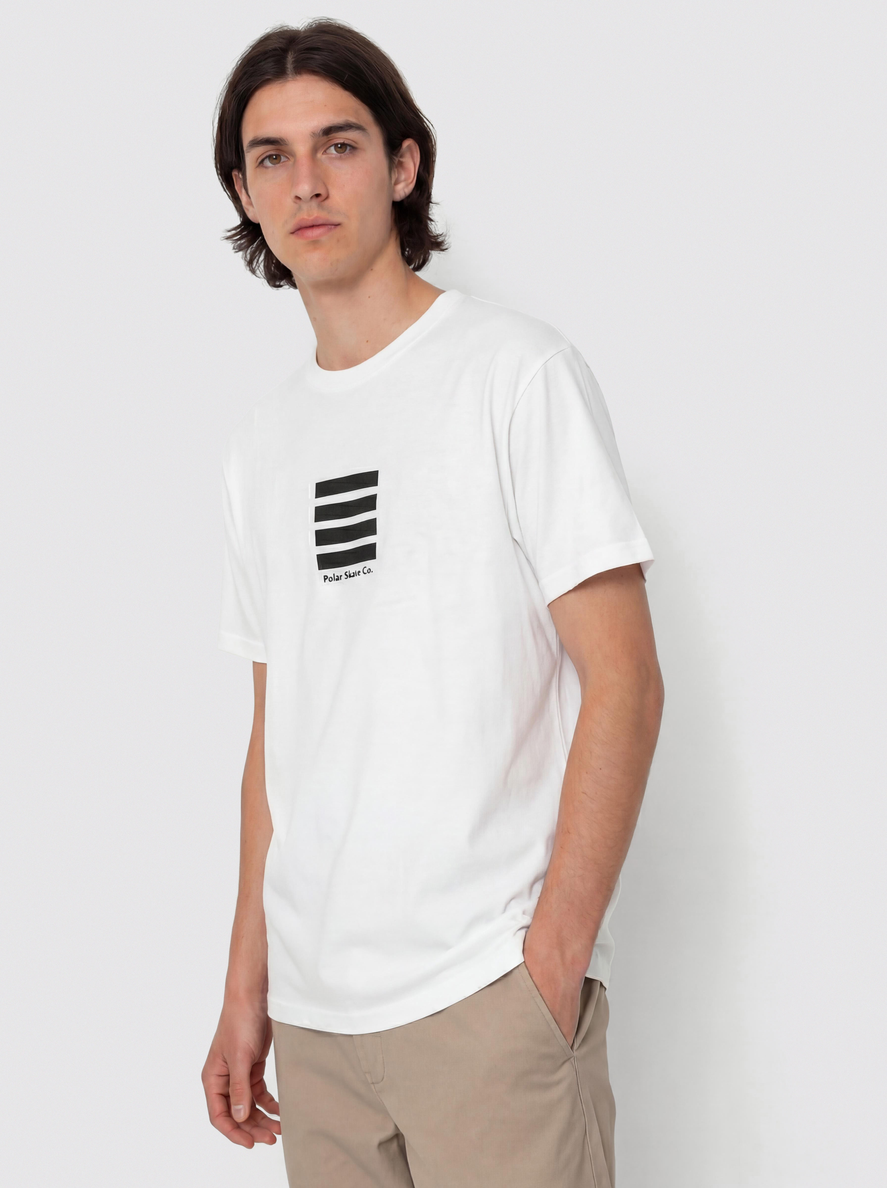 T-shirt Polar Skate Tape and Panther (white)