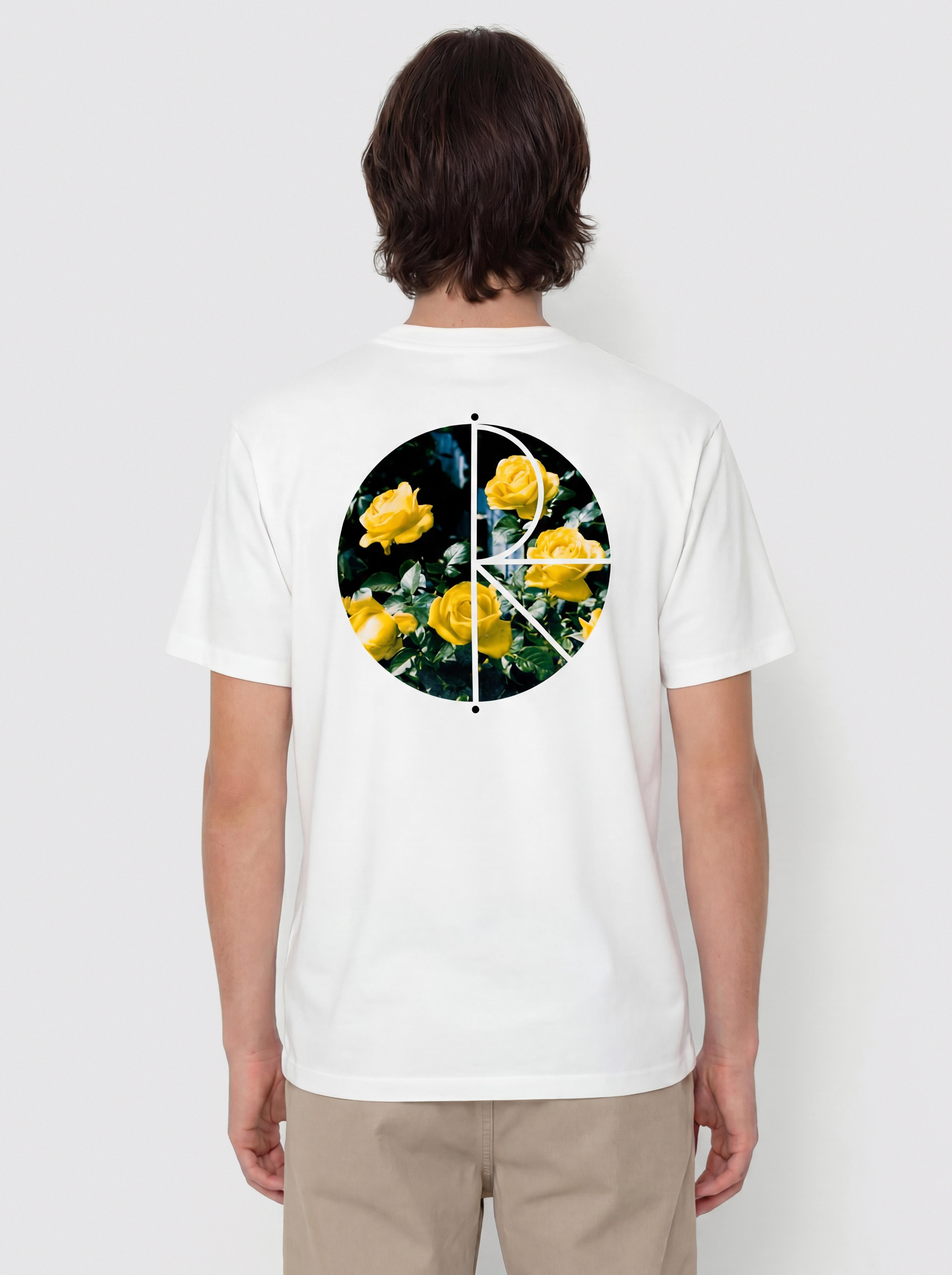 T-shirt Polar Skate Fill Logo Martas Roses (white)