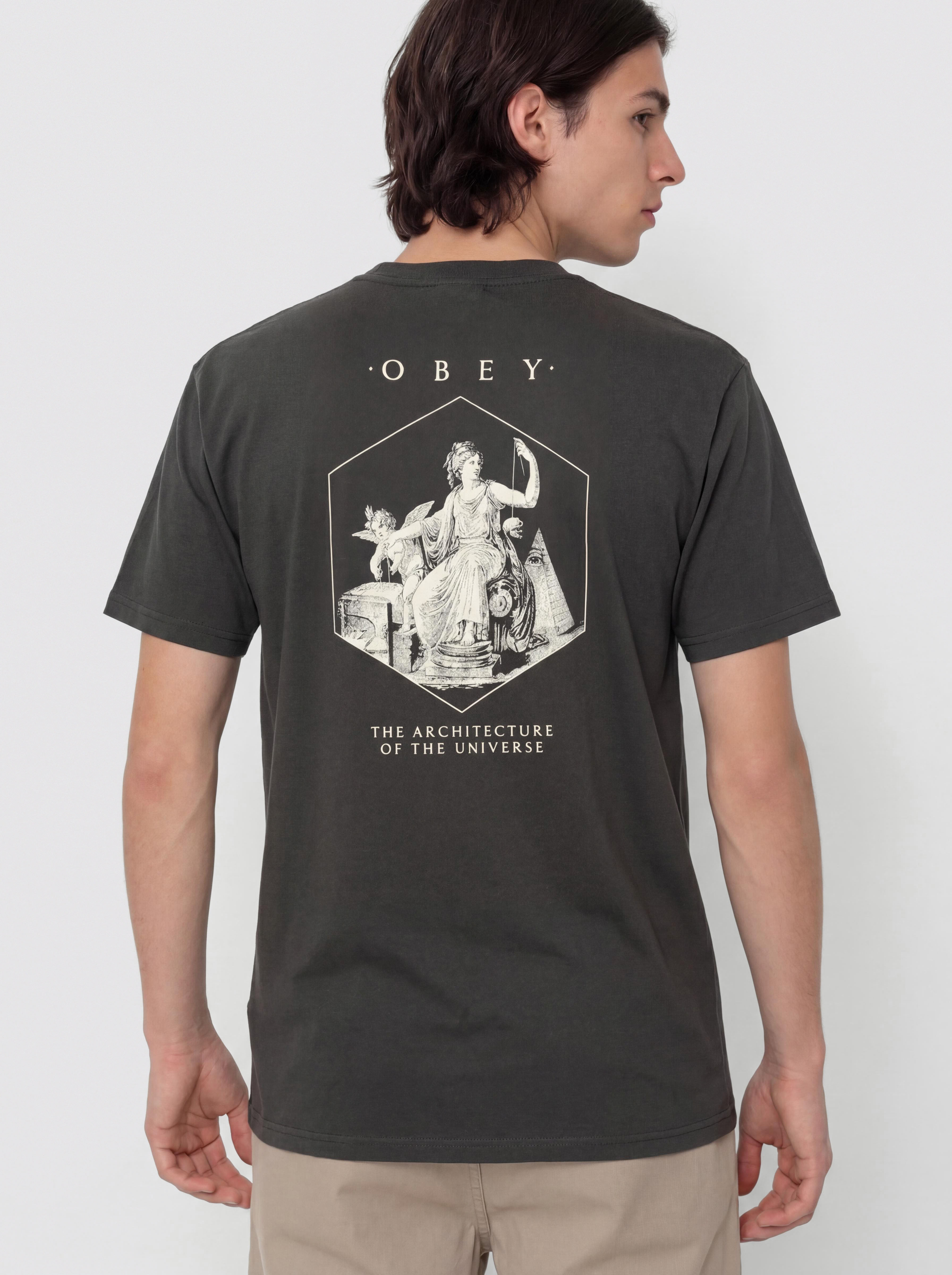 T-shirt OBEY Architecture Of The Uni (vintage black)