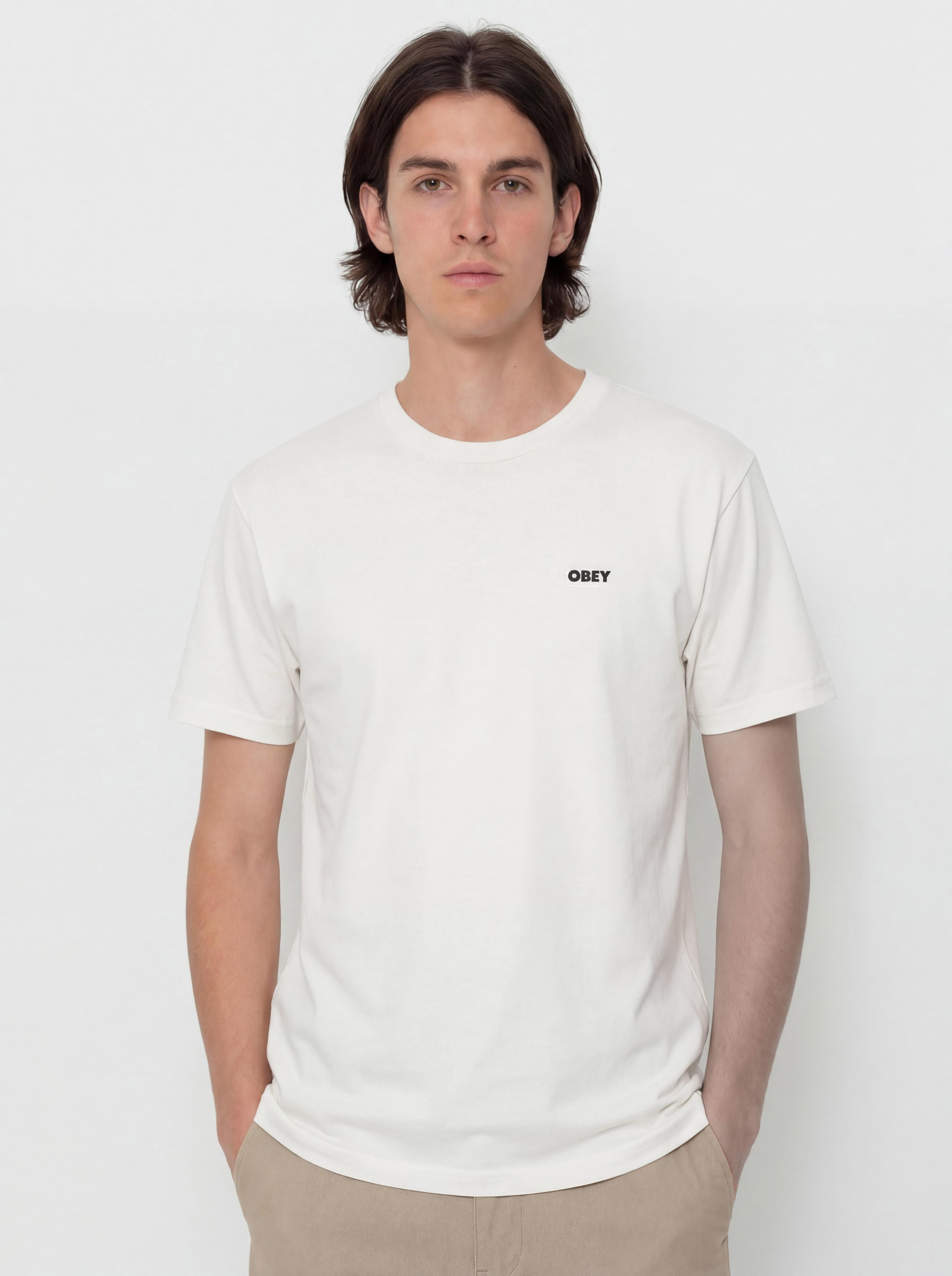 T-shirt OBEY Obey Bold Star (pigmnet vintage white)