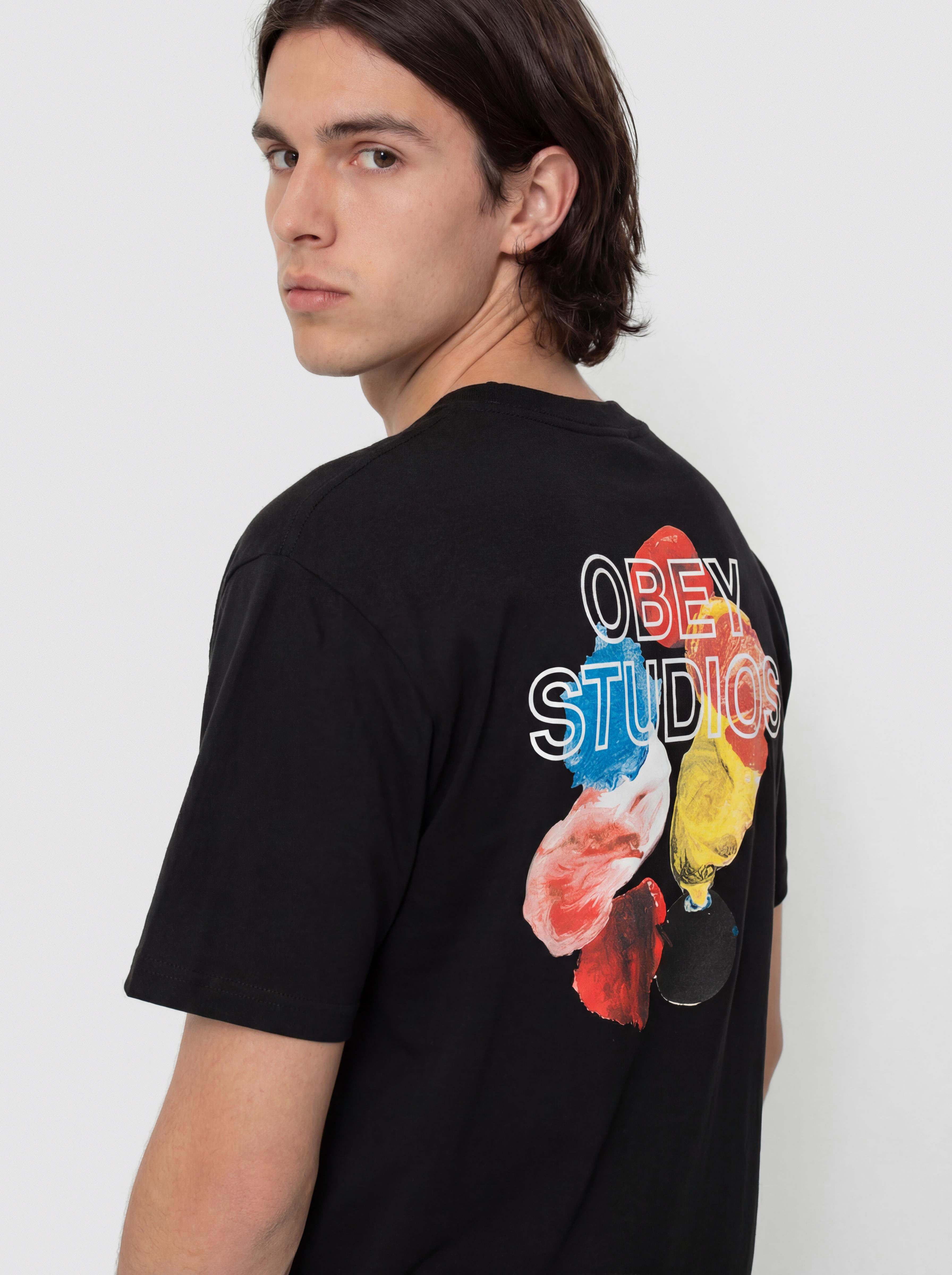 T-shirt OBEY Studios Palette (black)