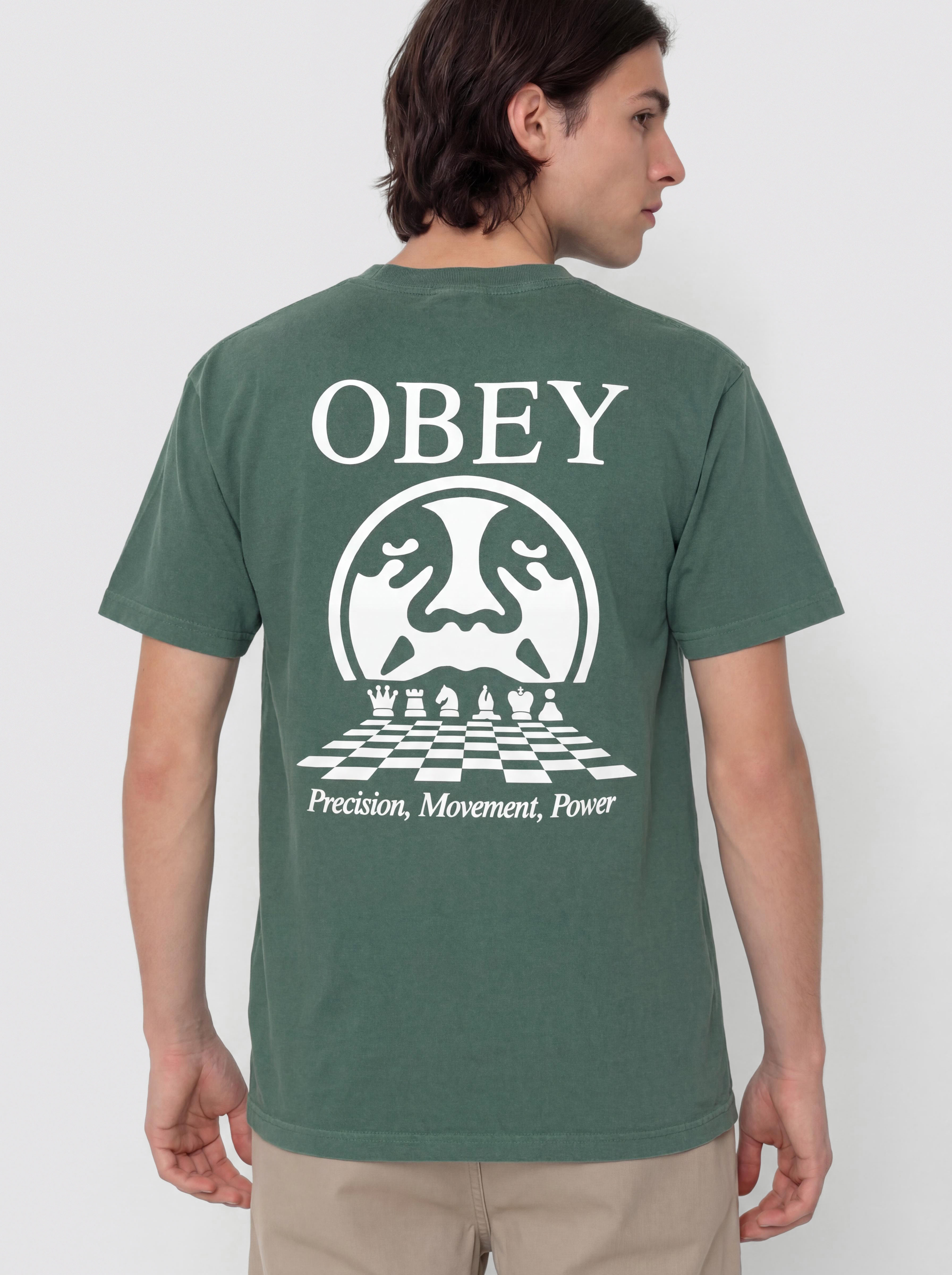 T-shirt OBEY Obey Precision (pigment rainforest)