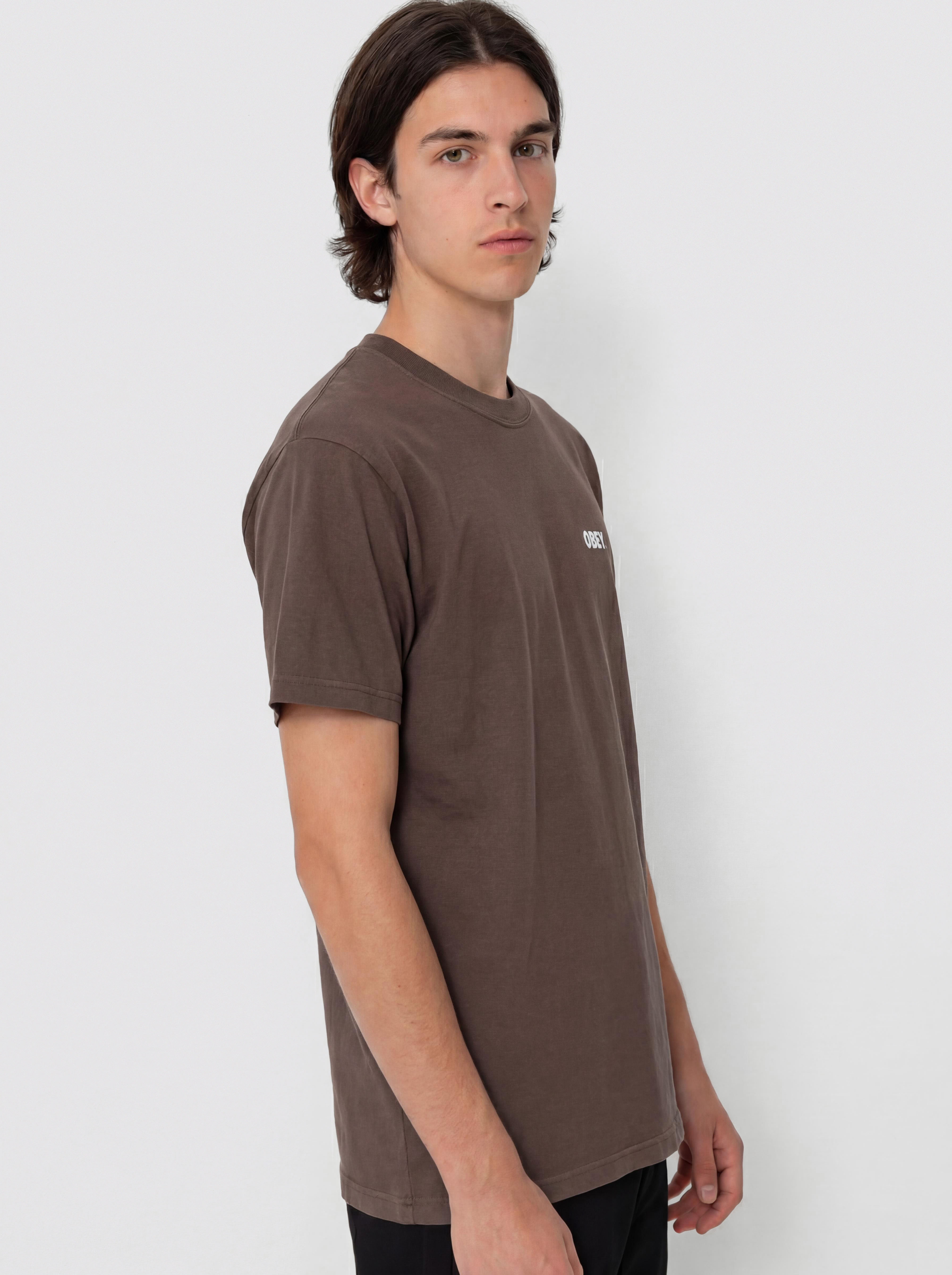 T-shirt OBEY Obey Bold Icon Face (pigment dusty black)