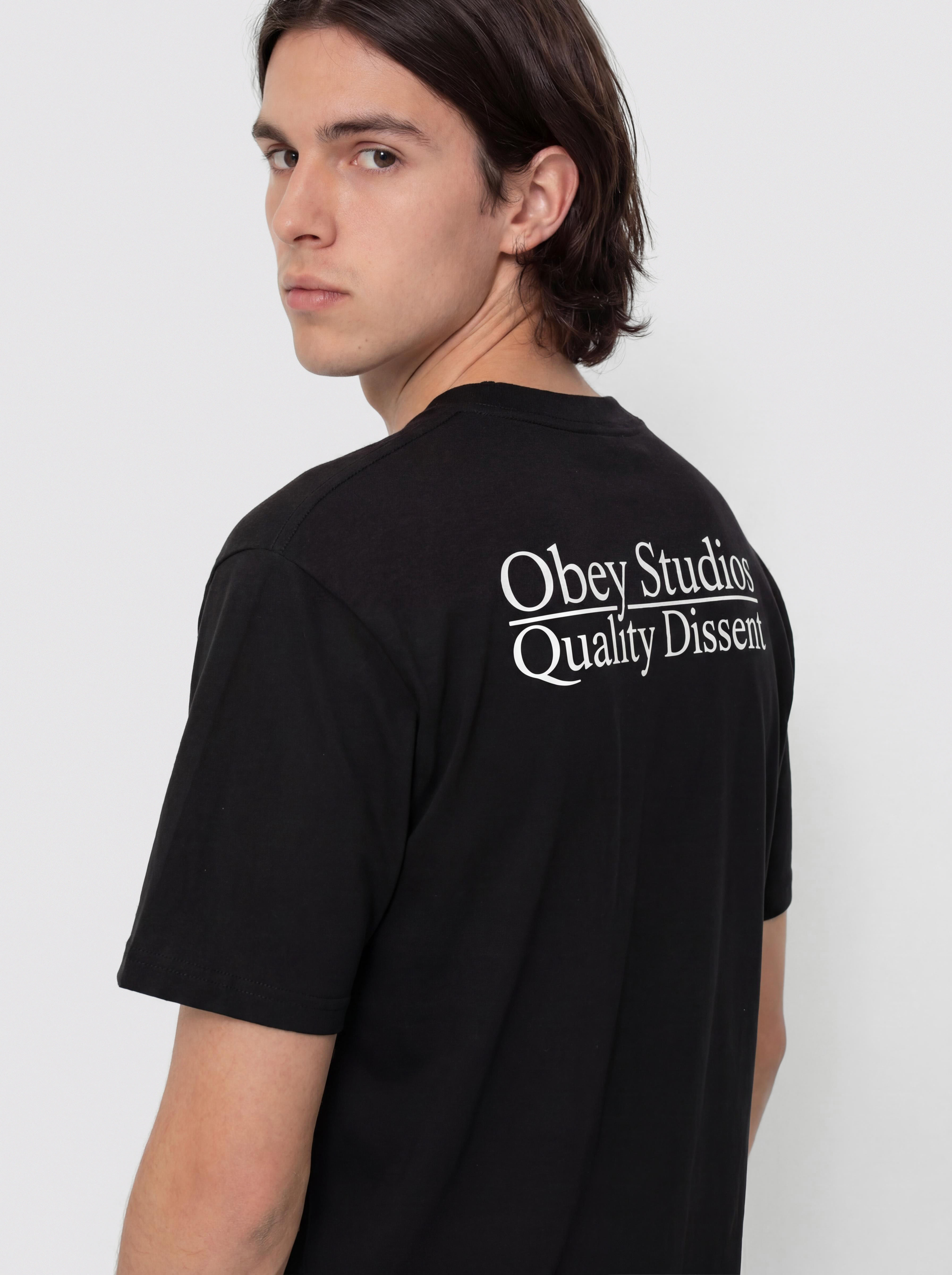 T-shirt OBEY Studios Quality Dissent (black)