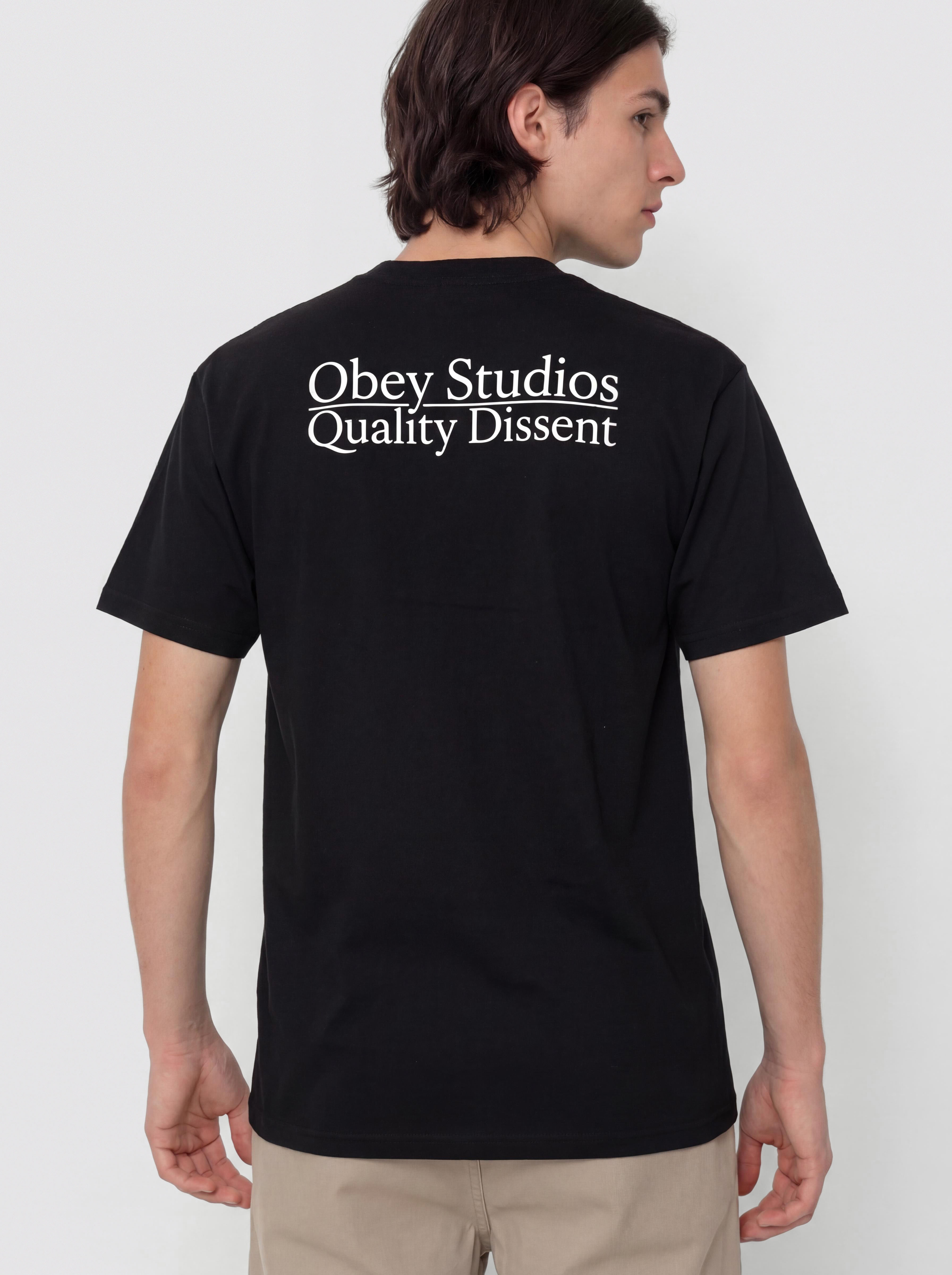 T-shirt OBEY Studios Quality Dissent (black)
