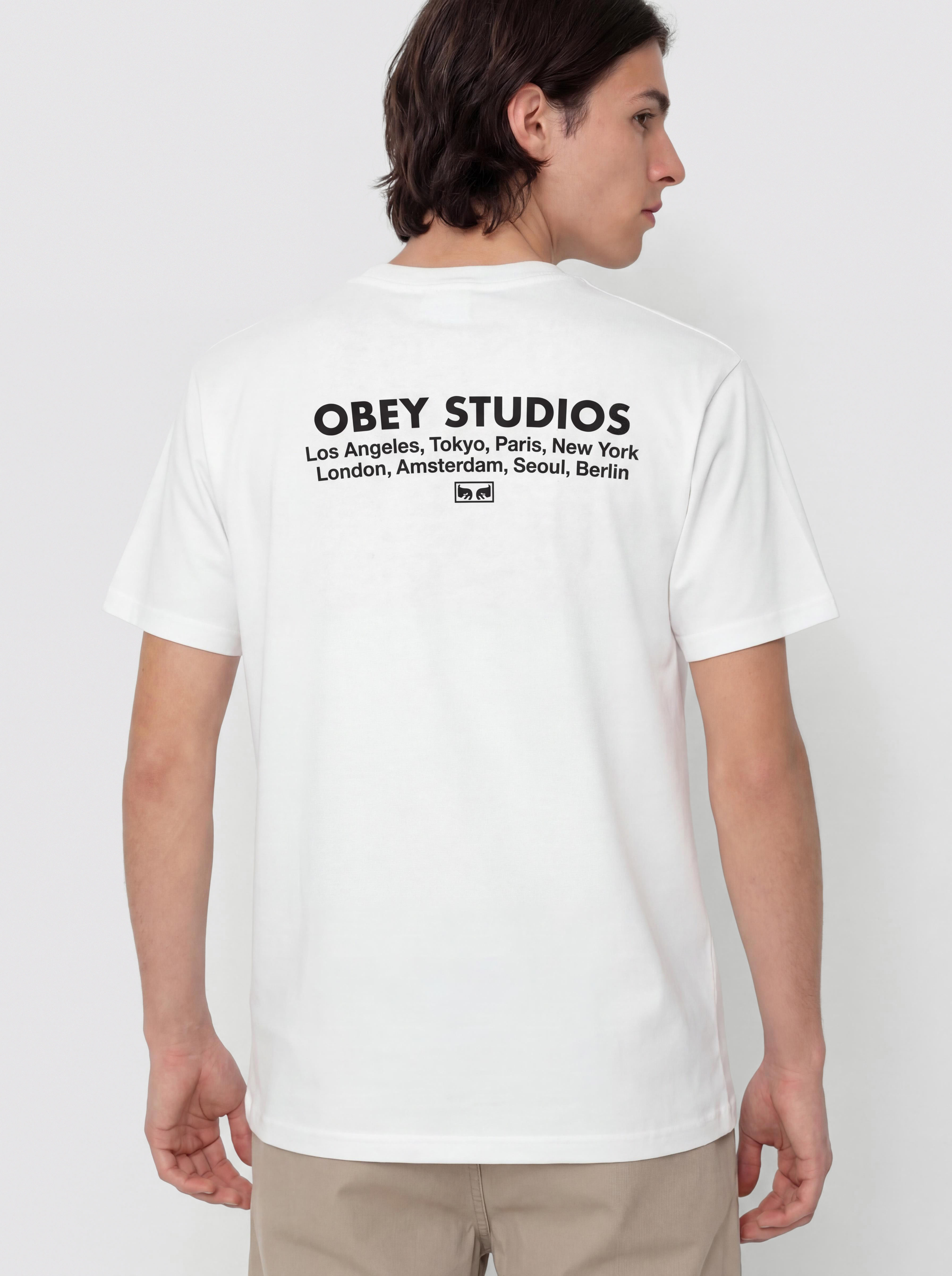 T-shirt OBEY Studios Eye (white)
