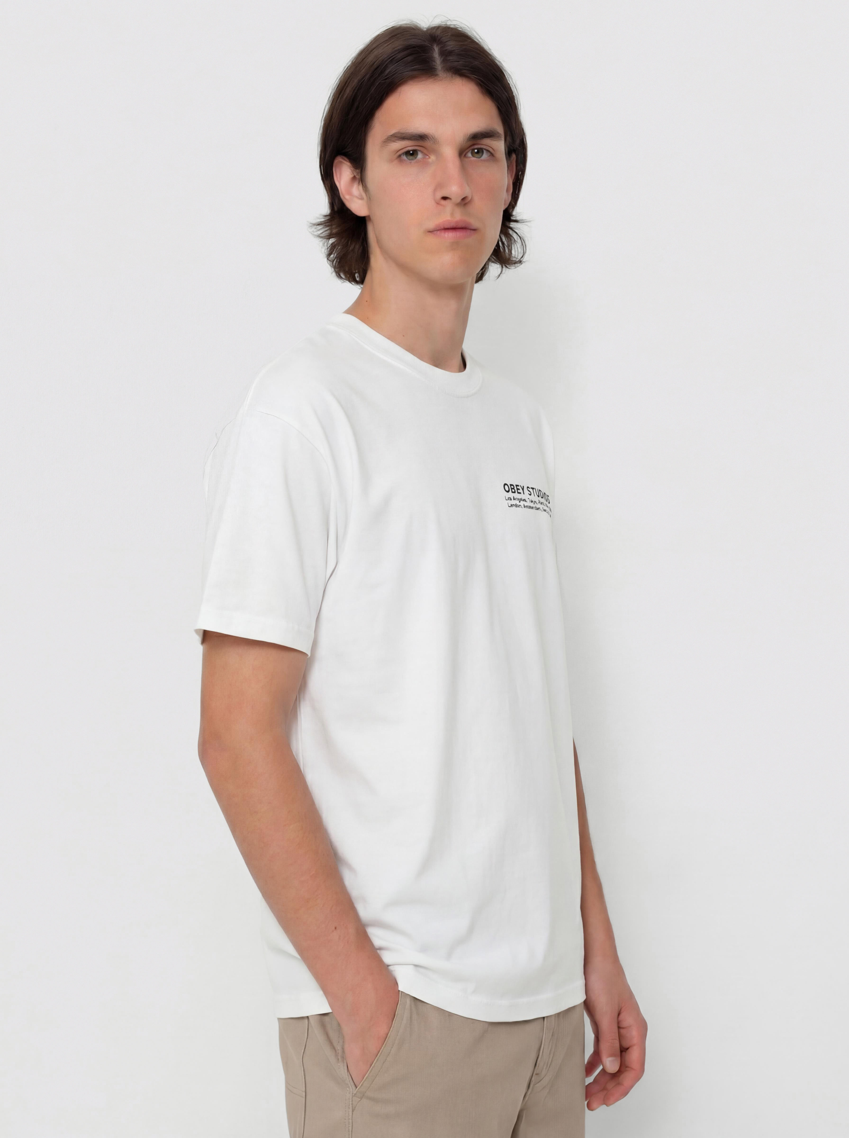 T-shirt OBEY Studios Eye (white)