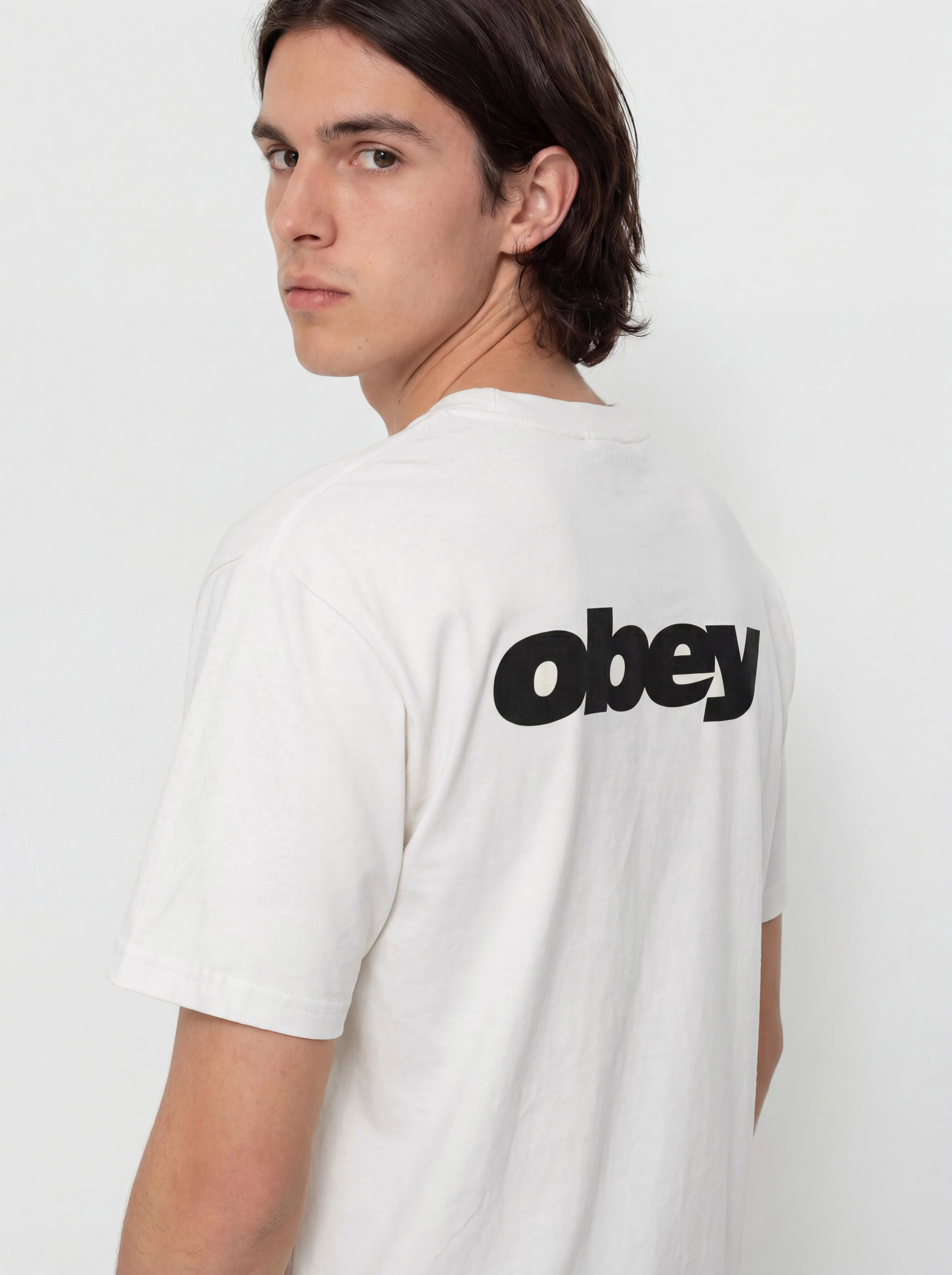 T-shirt OBEY Bounce (pigment vintage white)