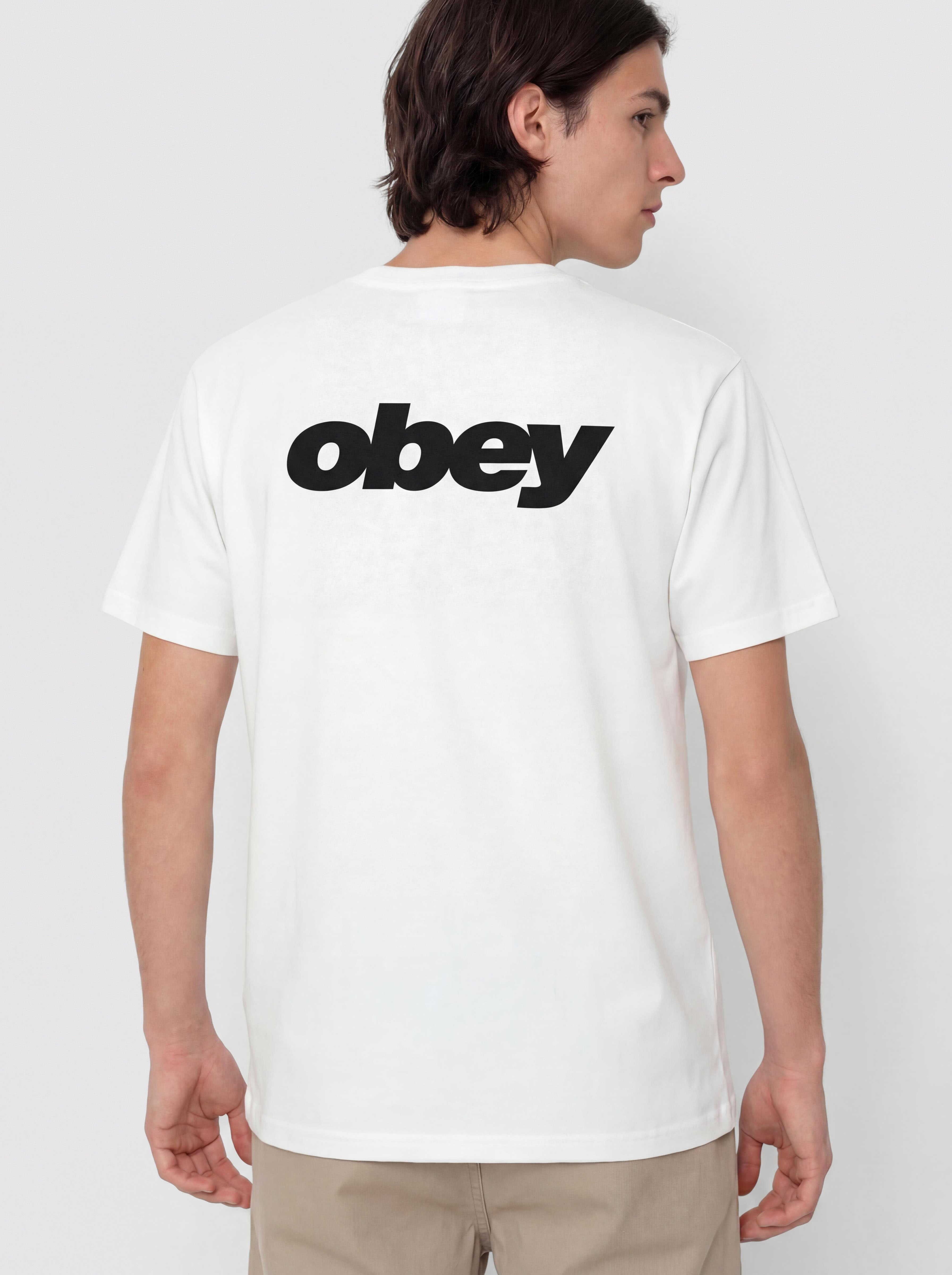 T-shirt OBEY Bounce (pigment vintage white)