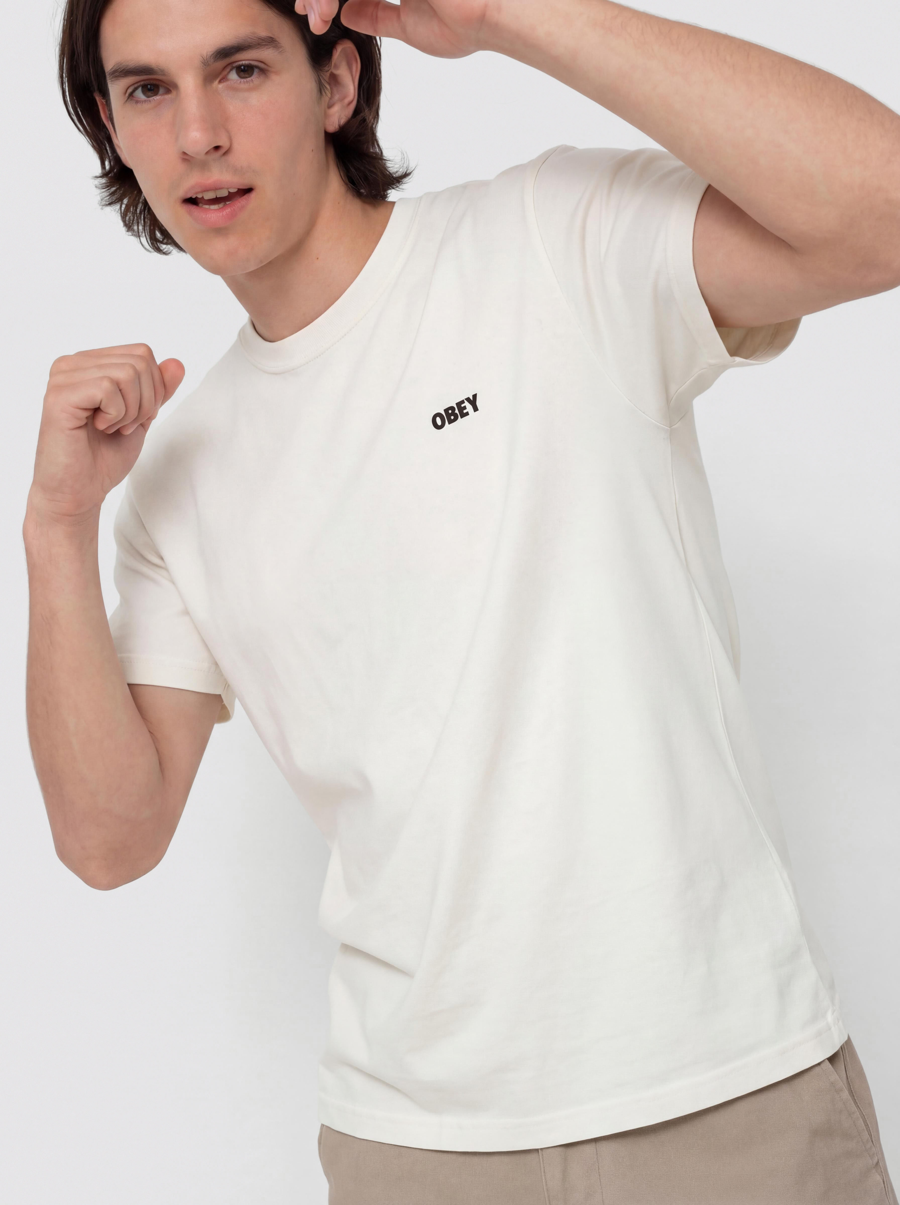 T-shirt OBEY Obey Bold Icon Face (pigment chalk)