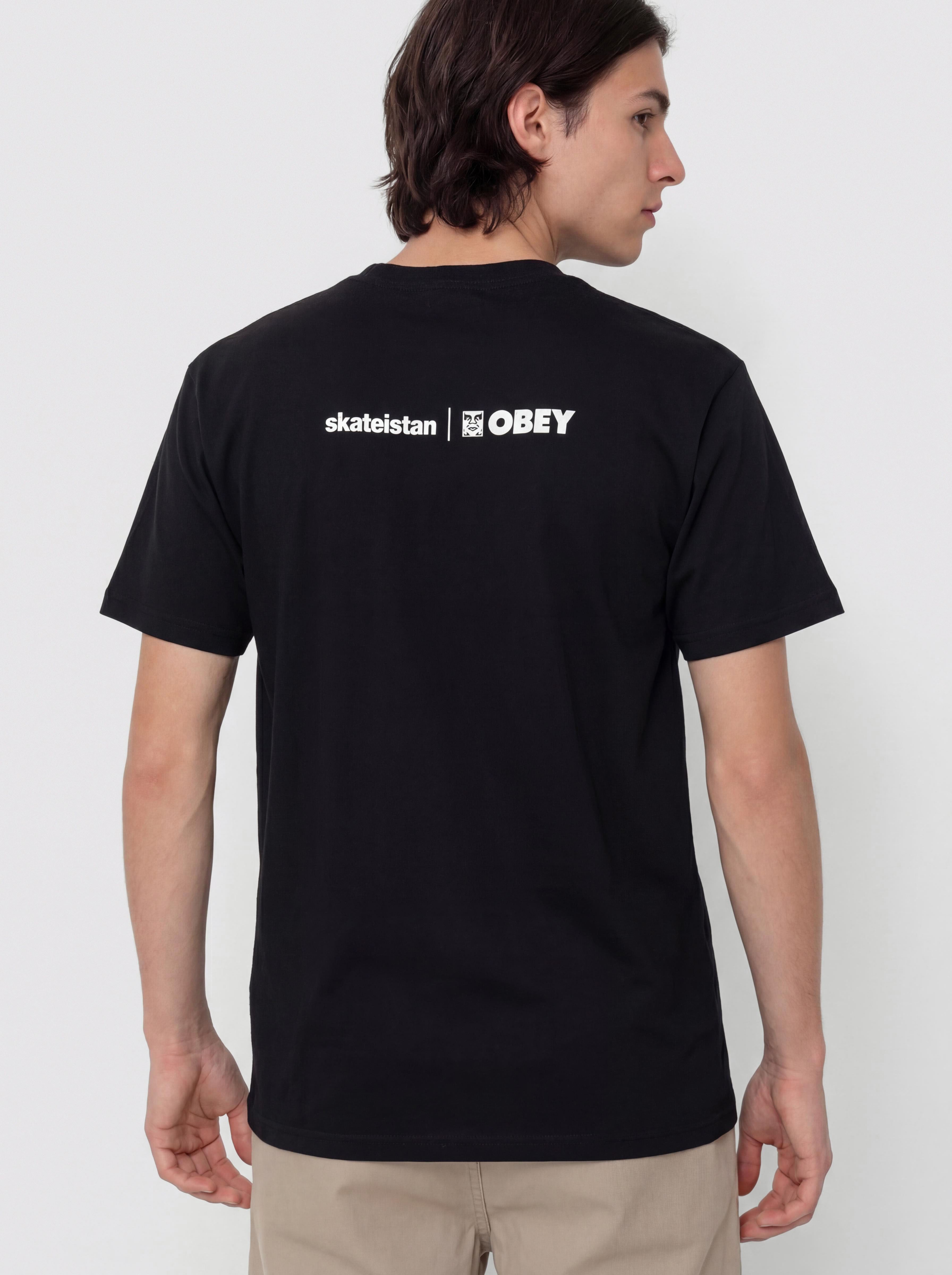 T-shirt OBEY Skateistan (black)