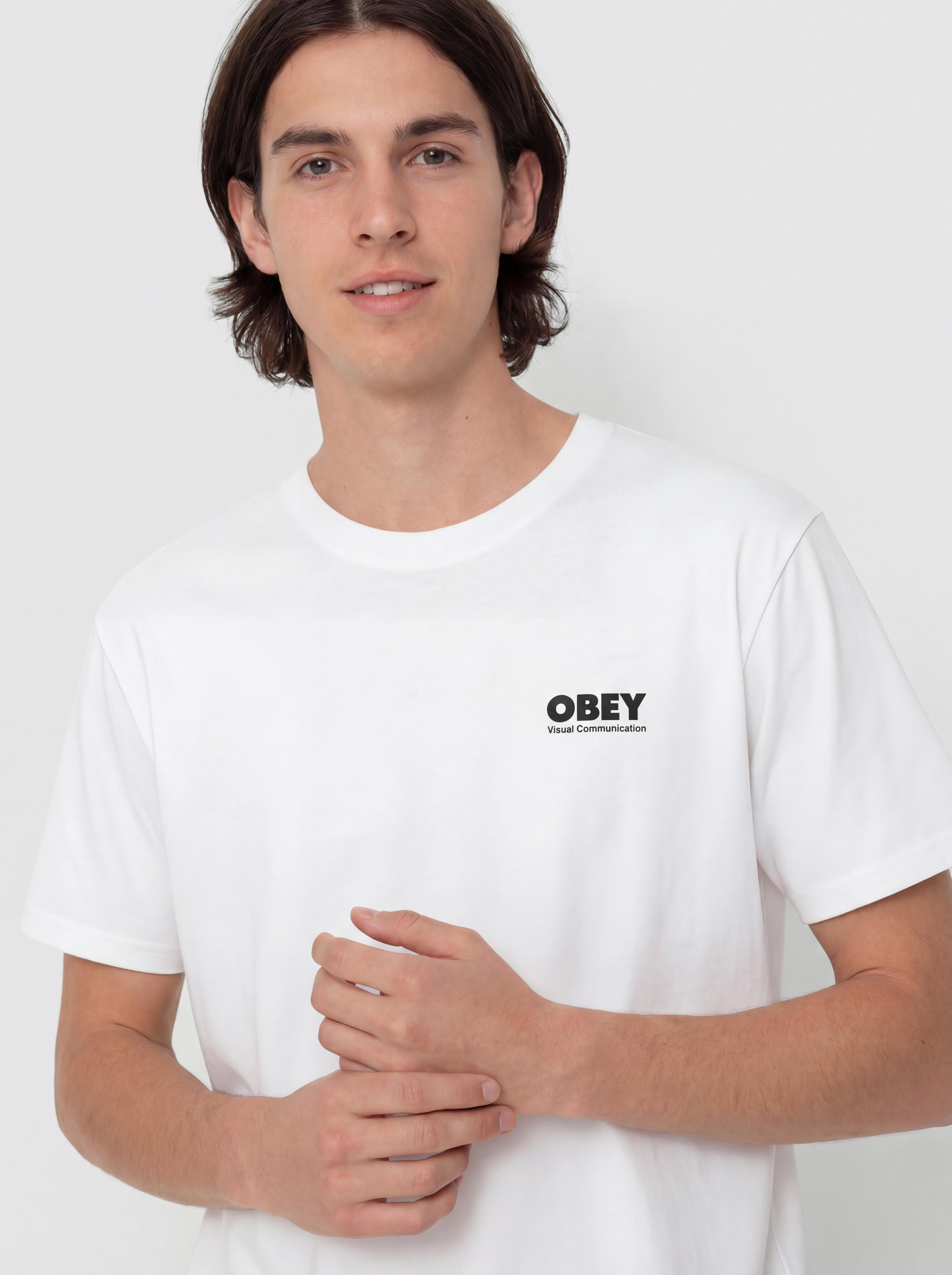 T-shirt OBEY Global Systems (white)