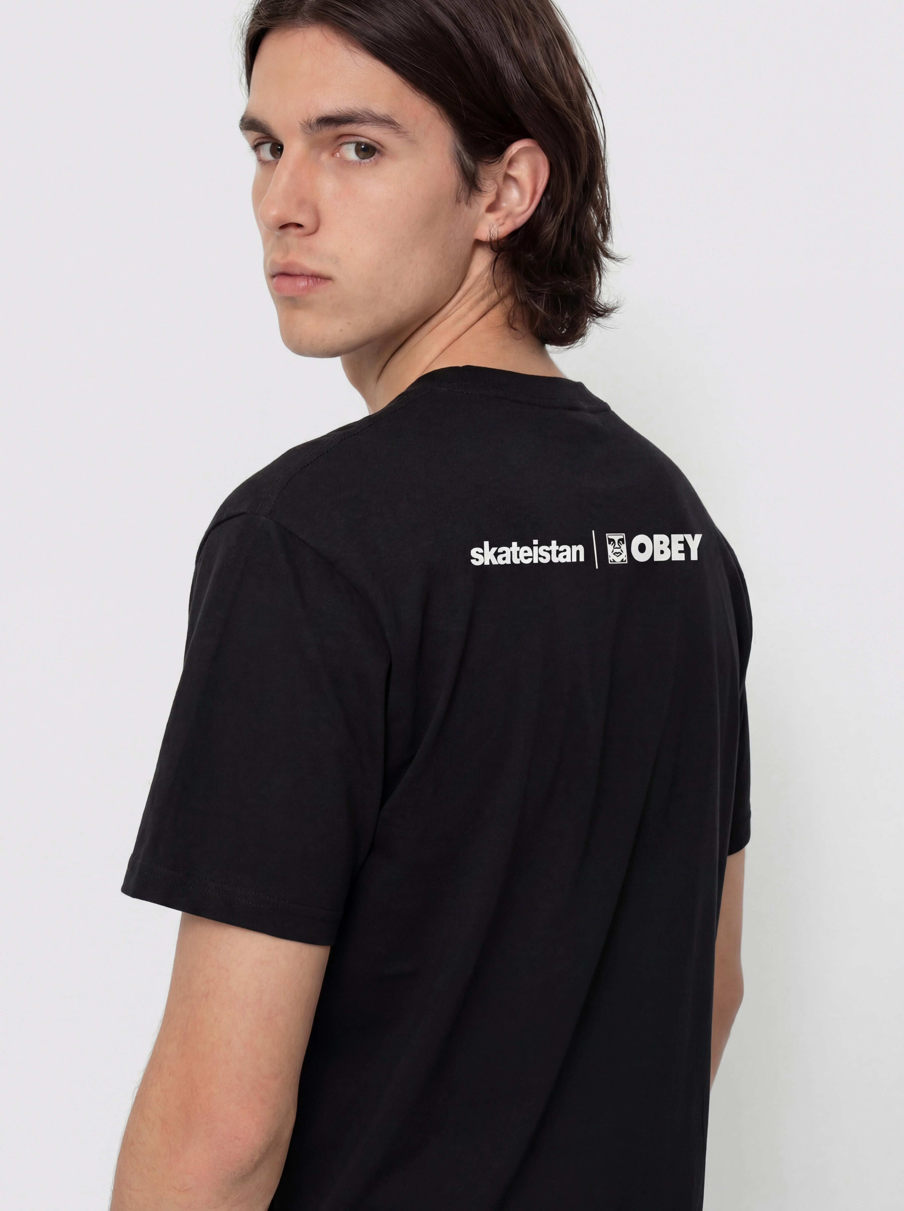 T-shirt OBEY Skateistan (black)