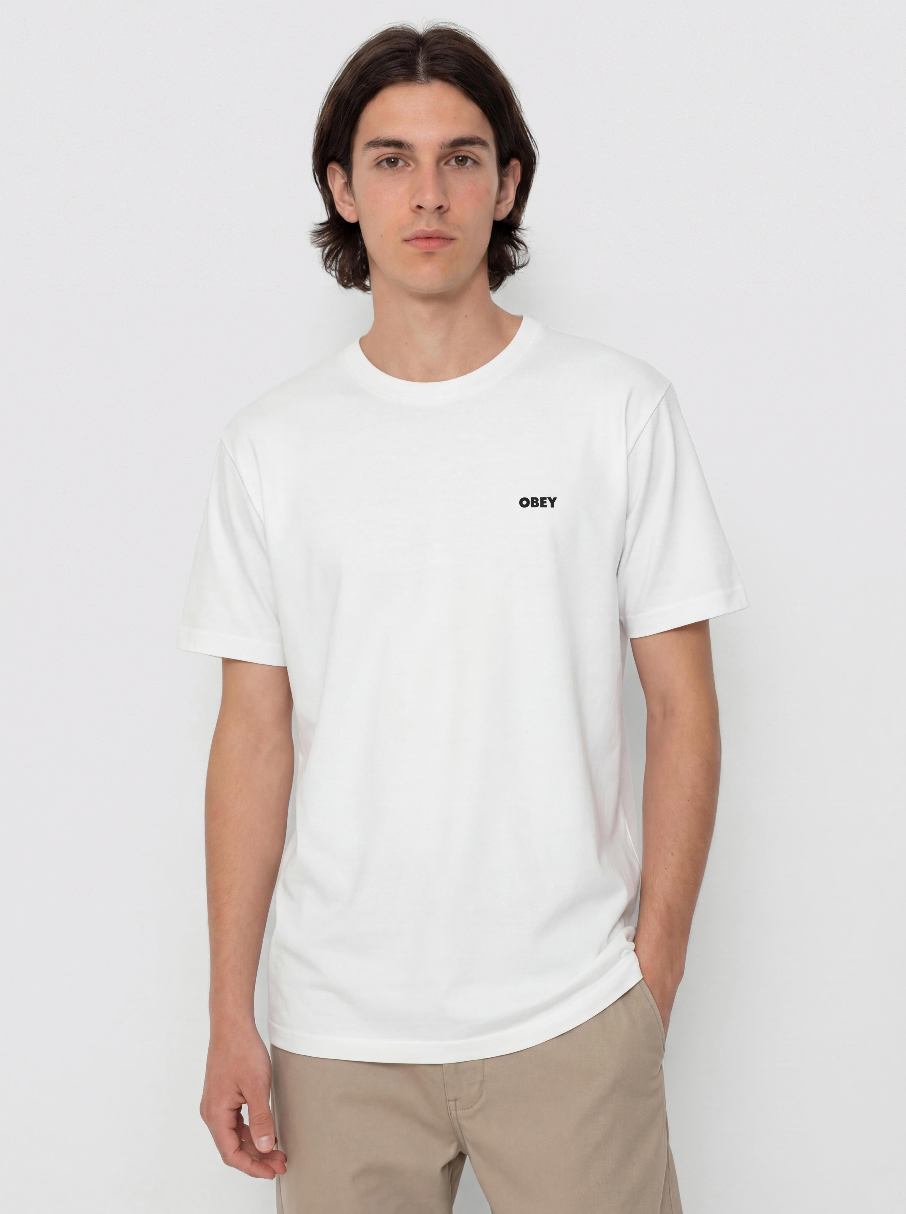 T-shirt OBEY Bold Icon Face (pigment vintage white)