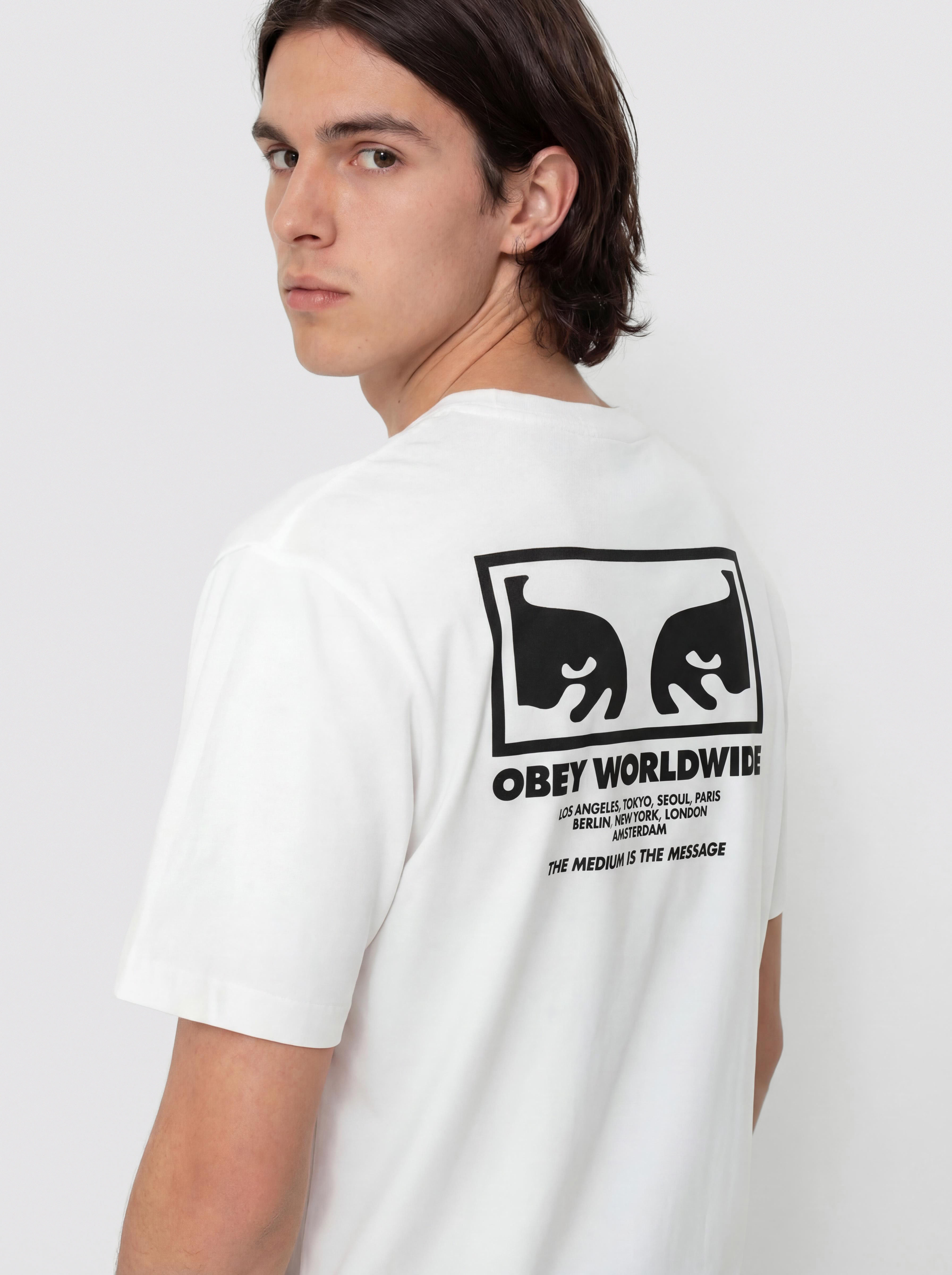 T-shirt OBEY The Medium Is The Message