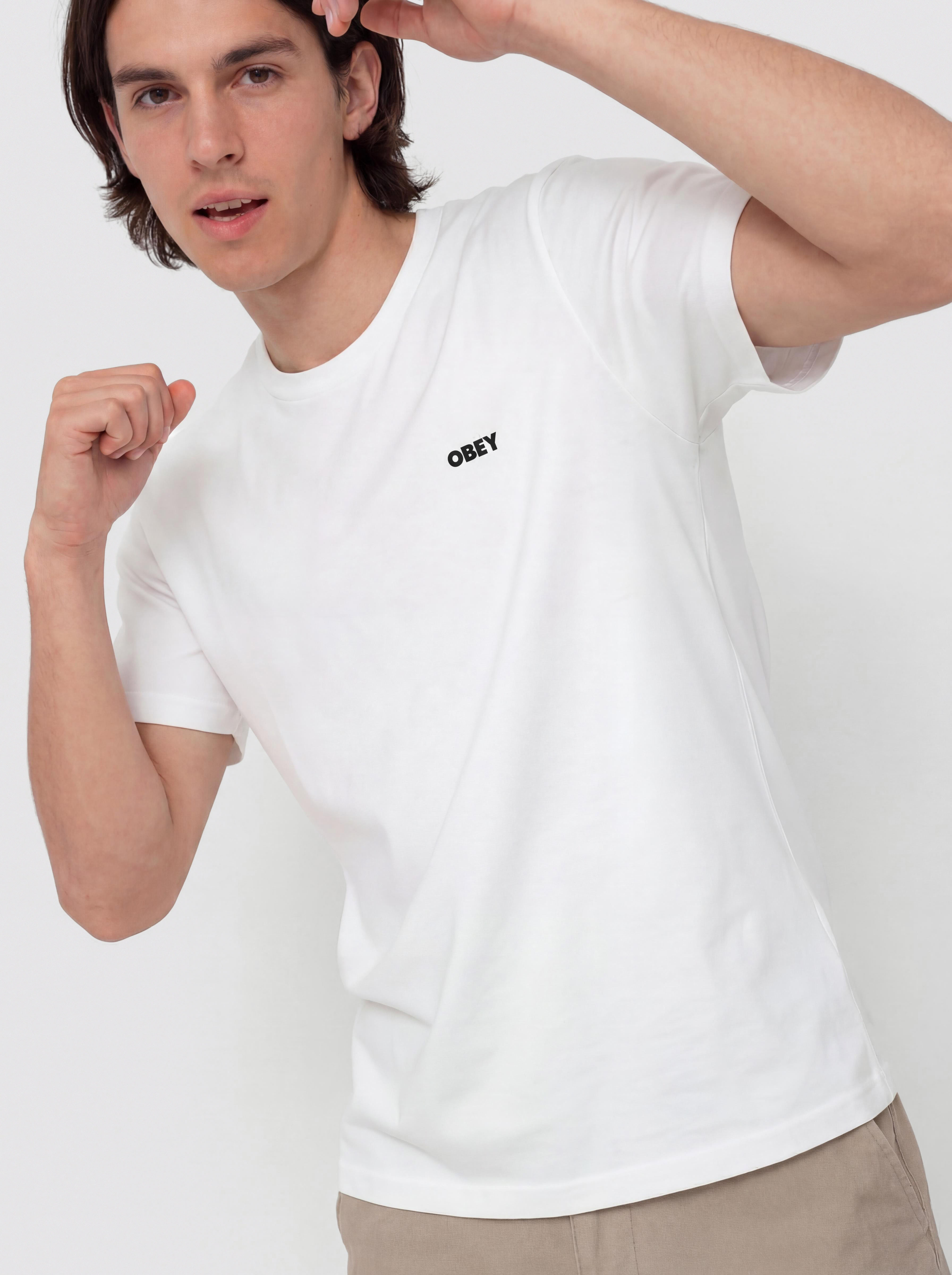 T-shirt OBEY The Medium Is The Message (white)